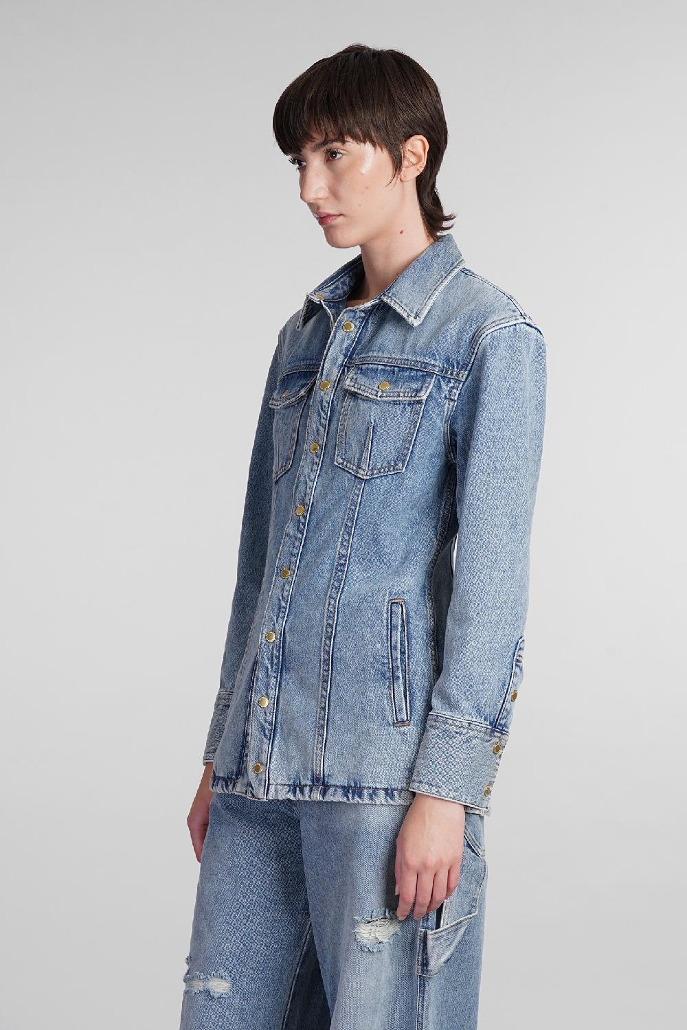 Deliberti DarkPark Giacche Denim Nicole In Denim Blu Cod. 408994 - Deliberti The Luxury Shopping