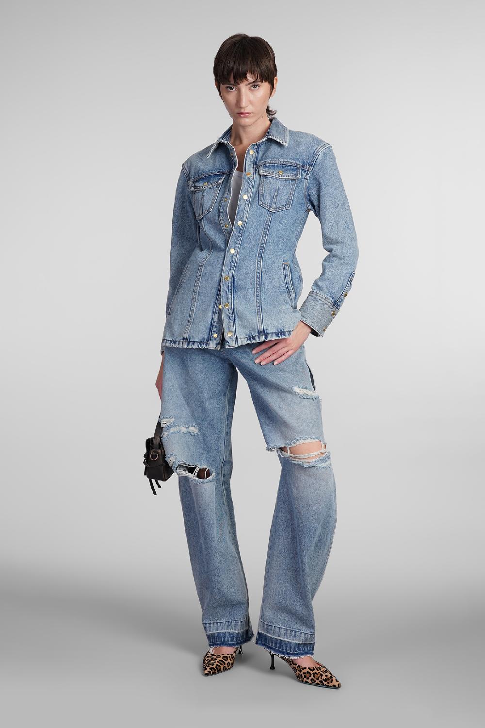 Deliberti DarkPark Jeans Audrey In Denim Blu Cod. 408997 - Deliberti The Luxury Shopping