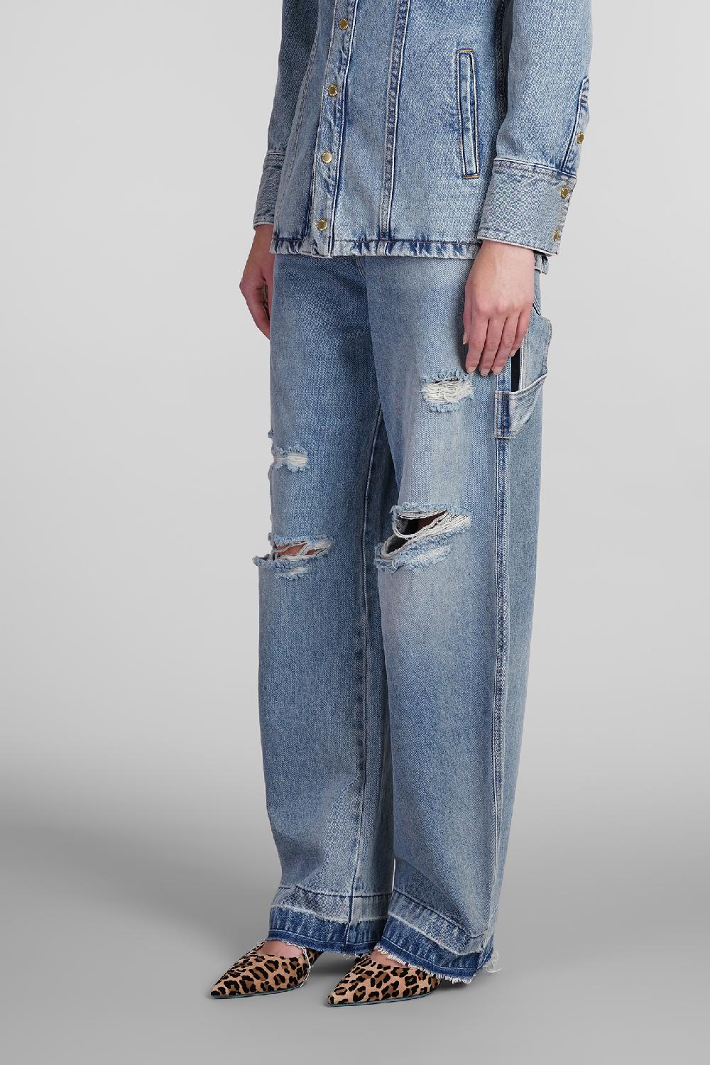 Deliberti DarkPark Jeans Audrey In Denim Blu Cod. 408997 - Deliberti The Luxury Shopping