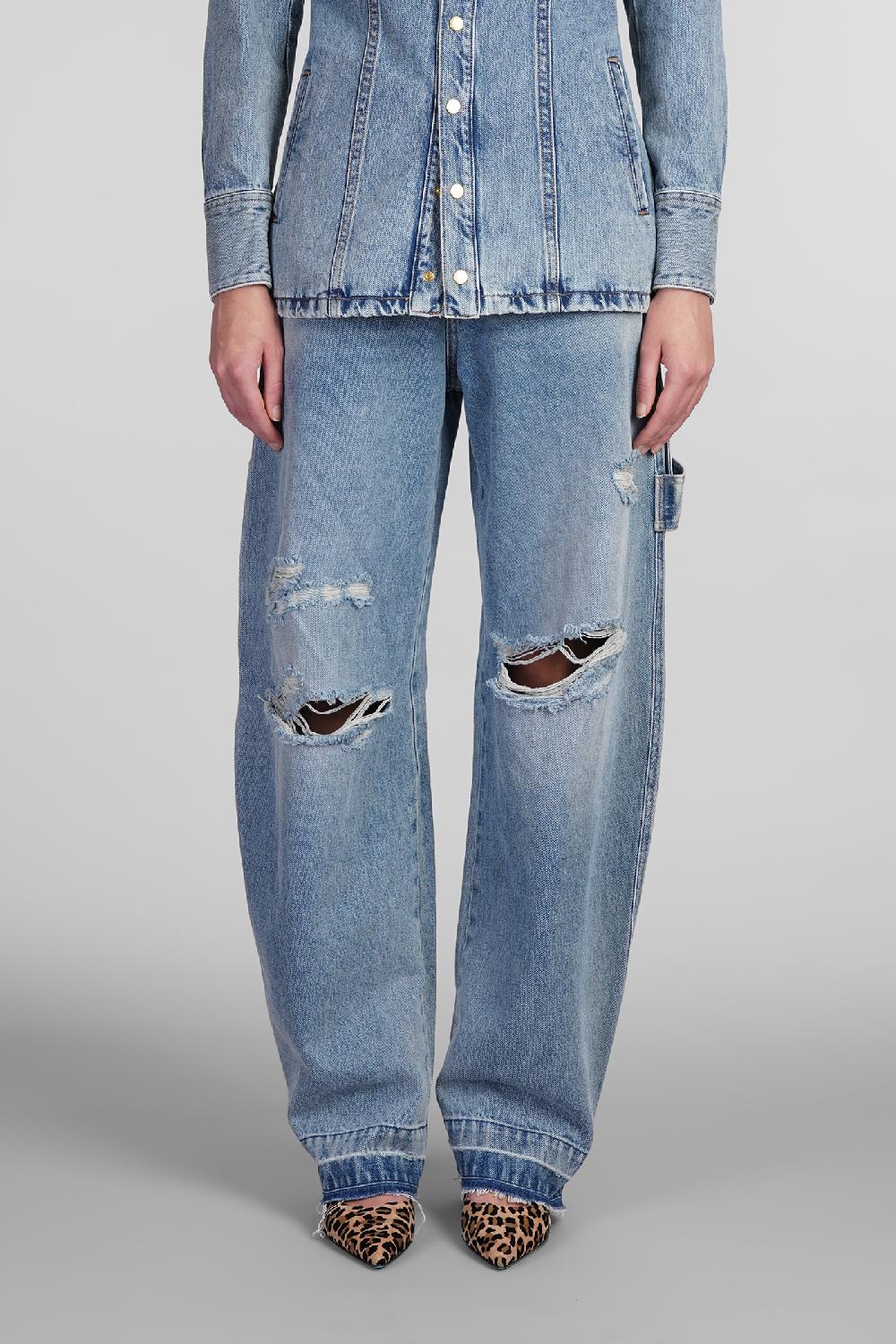 Deliberti DarkPark Jeans audrey in denim blu cod. 408997 - Deliberti The Luxury Shopping