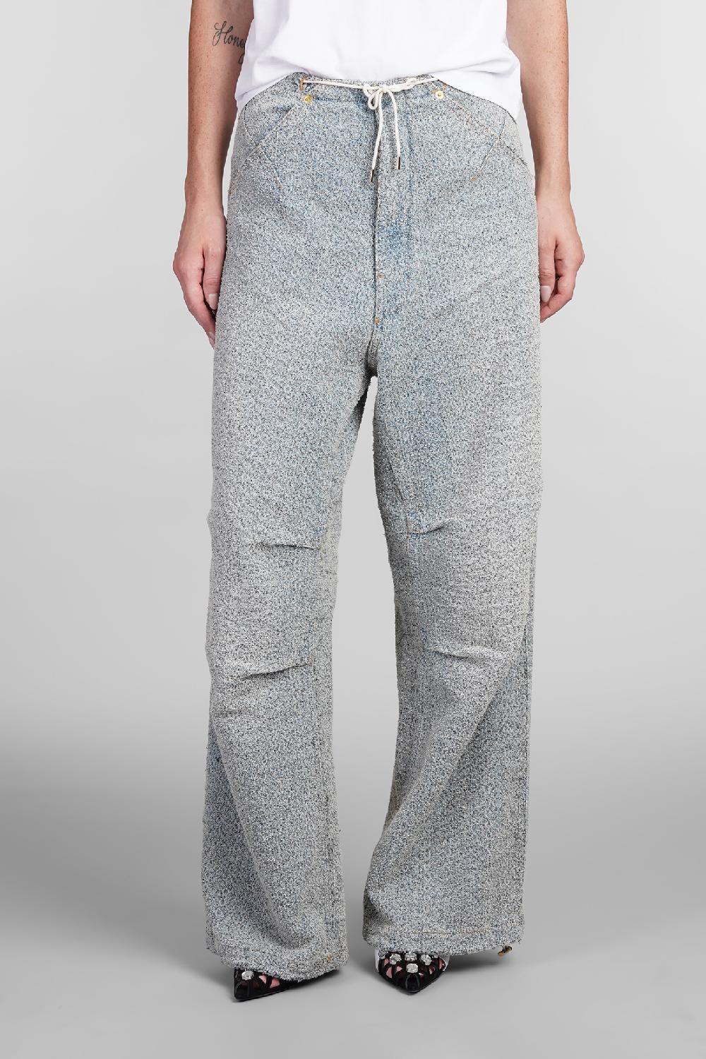 Deliberti DarkPark Jeans daisy in cotone celeste cod. 404816 - Deliberti The Luxury Shopping