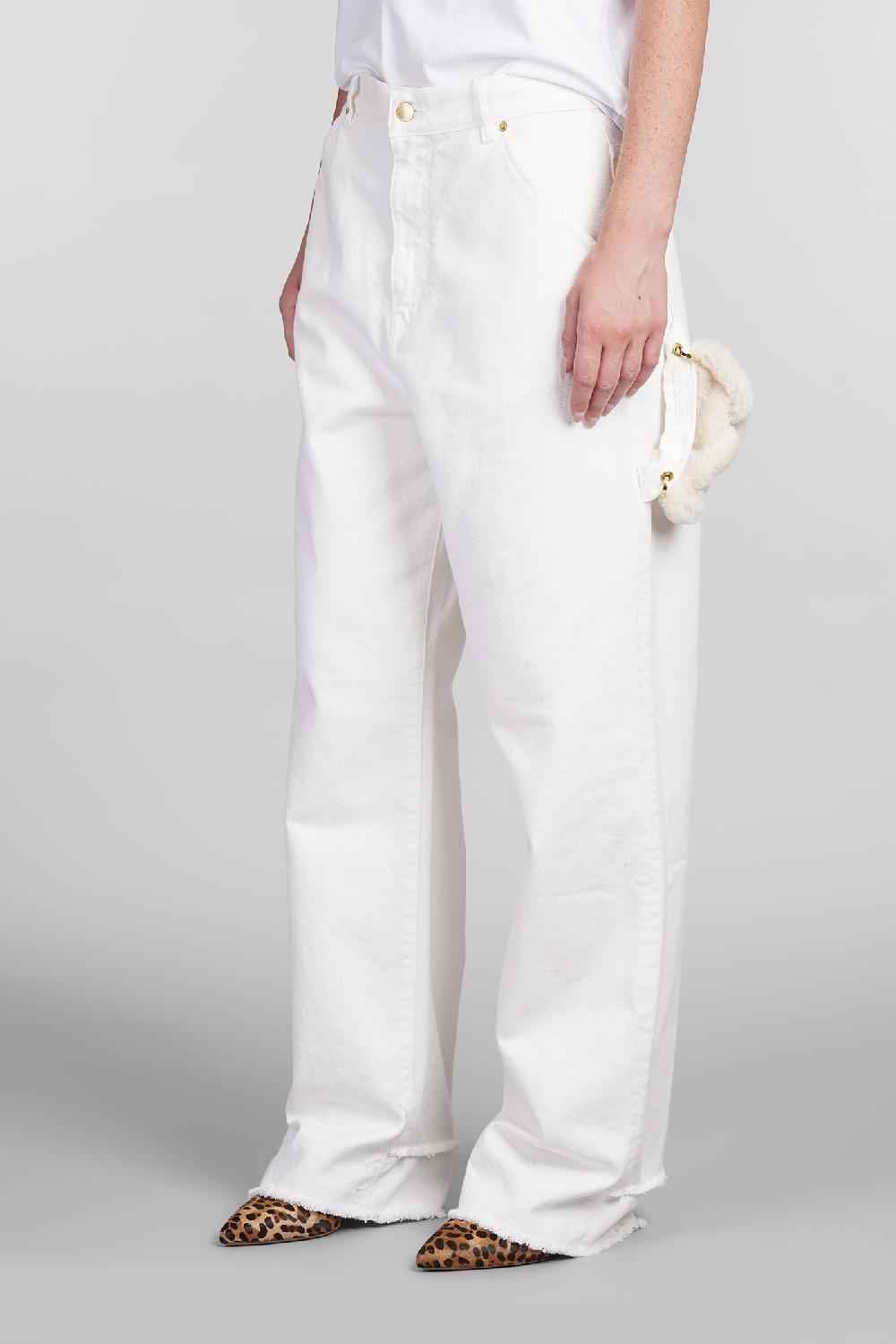Deliberti DarkPark Jeans Lisa In Cotone Bianco Cod. 404821 - Deliberti The Luxury Shopping