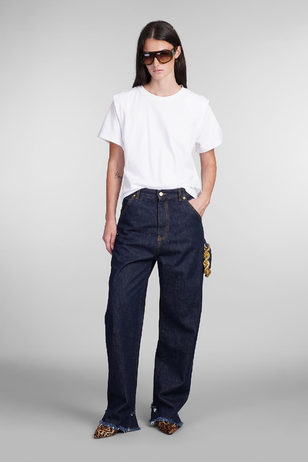 Deliberti DarkPark Jeans Lisa In Cotone Blu Cod. 404820 - Deliberti The Luxury Shopping