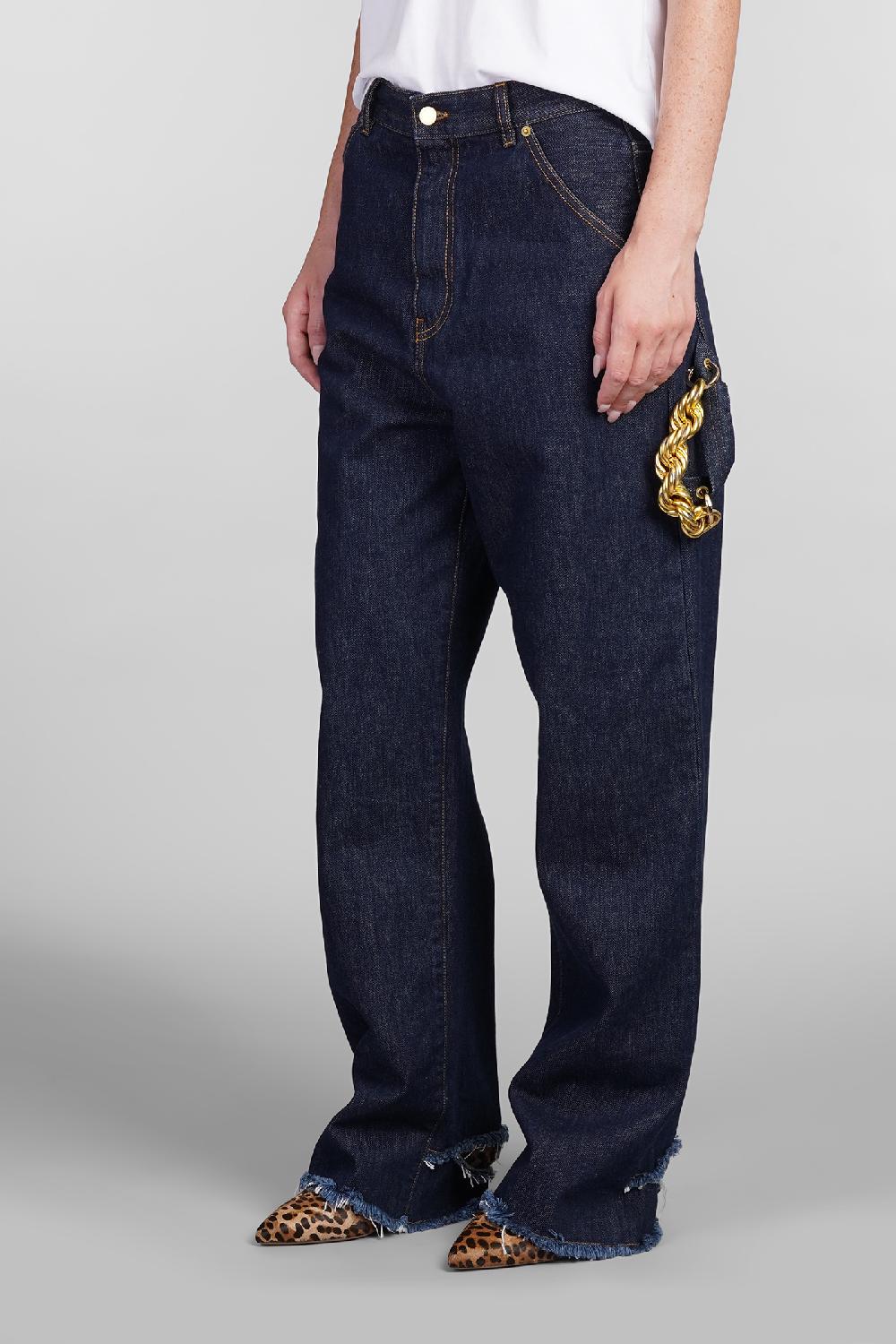 Deliberti DarkPark Jeans Lisa In Cotone Blu Cod. 404820 - Deliberti The Luxury Shopping