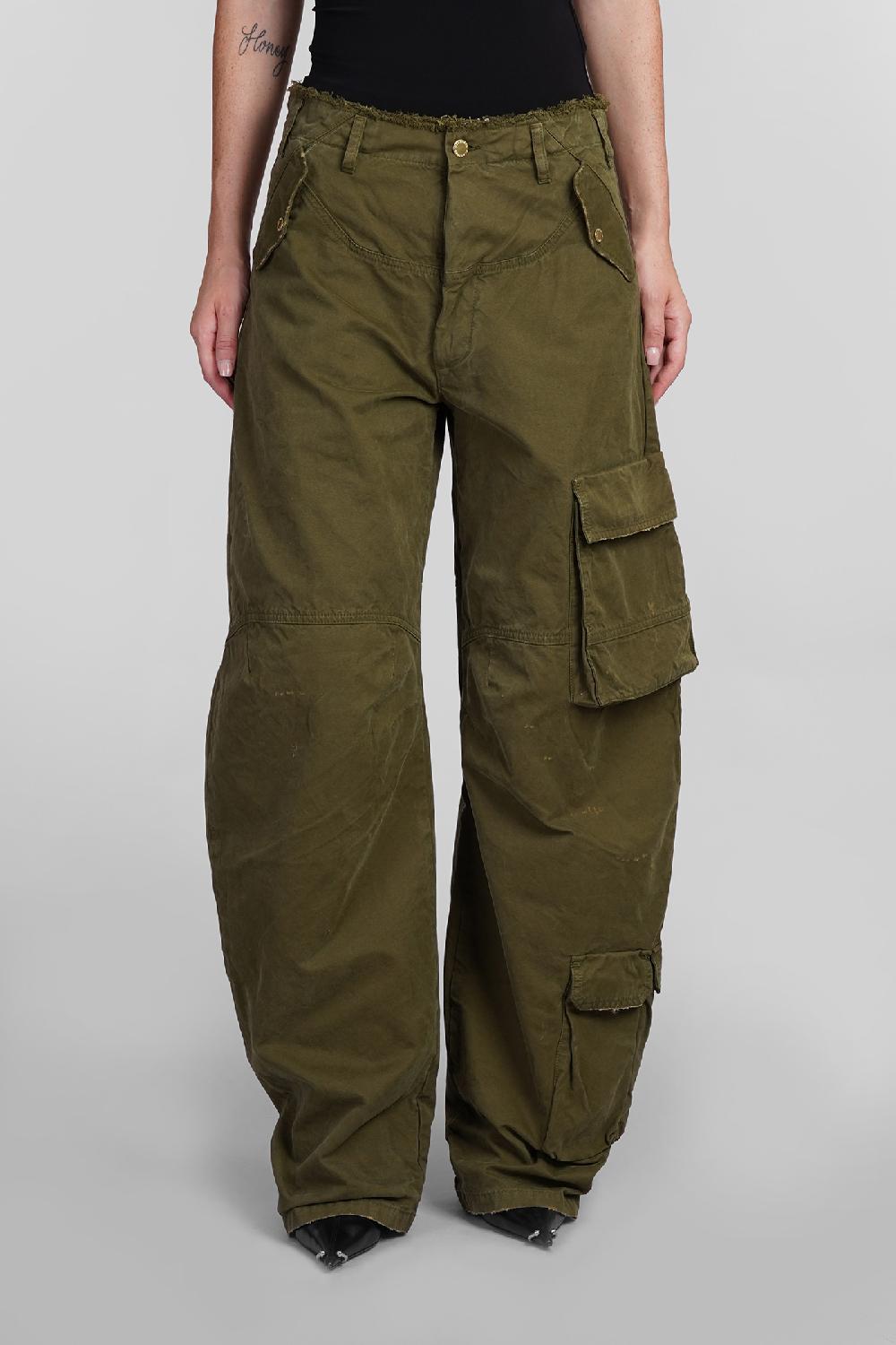 Deliberti DarkPark Jeans rosalind in cotone verde cod. 404818 - Deliberti The Luxury Shopping