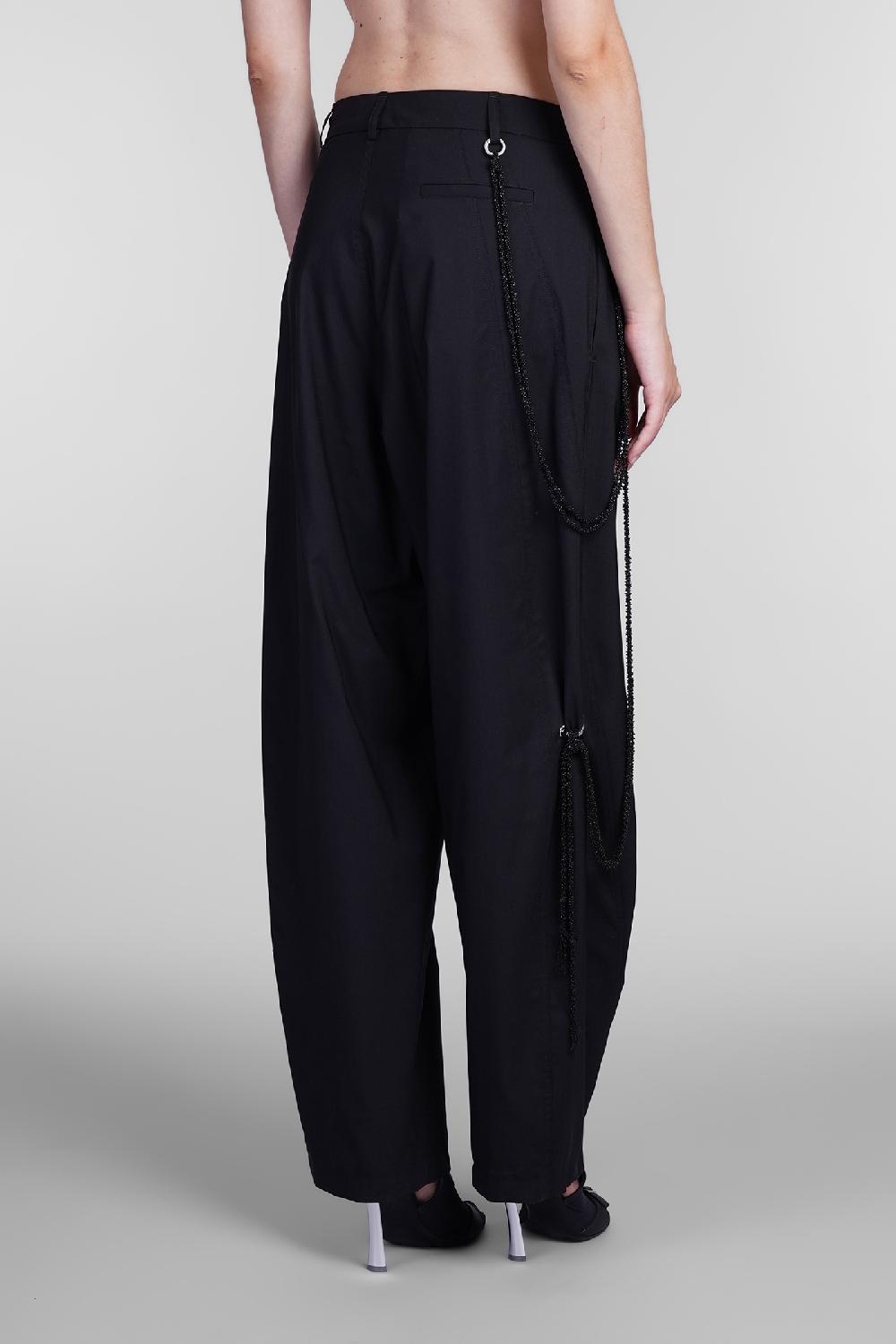 Deliberti DarkPark Pantalone Phebe In Lana Nera Cod. 406173 - Deliberti The Luxury Shopping