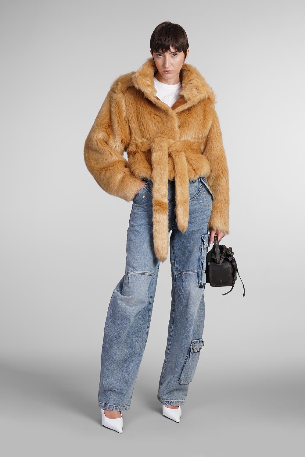 Deliberti DarkPark Pelliccia Hunter In Modacrilica Cammello Cod. 408996 - Deliberti The Luxury Shopping