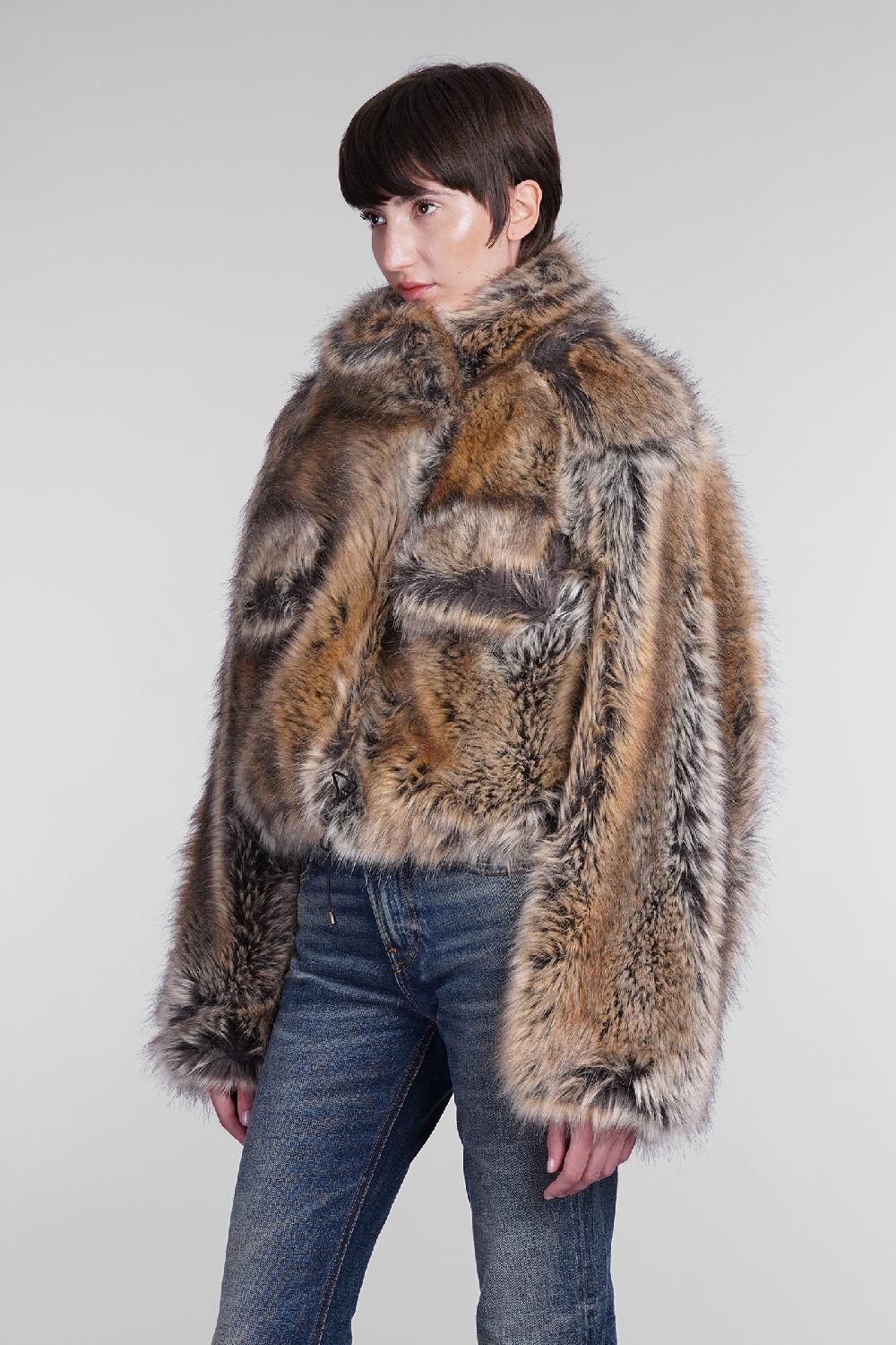 Deliberti DarkPark Pelliccia Kayle In Acrilico Beige Cod. 406168 - Deliberti The Luxury Shopping