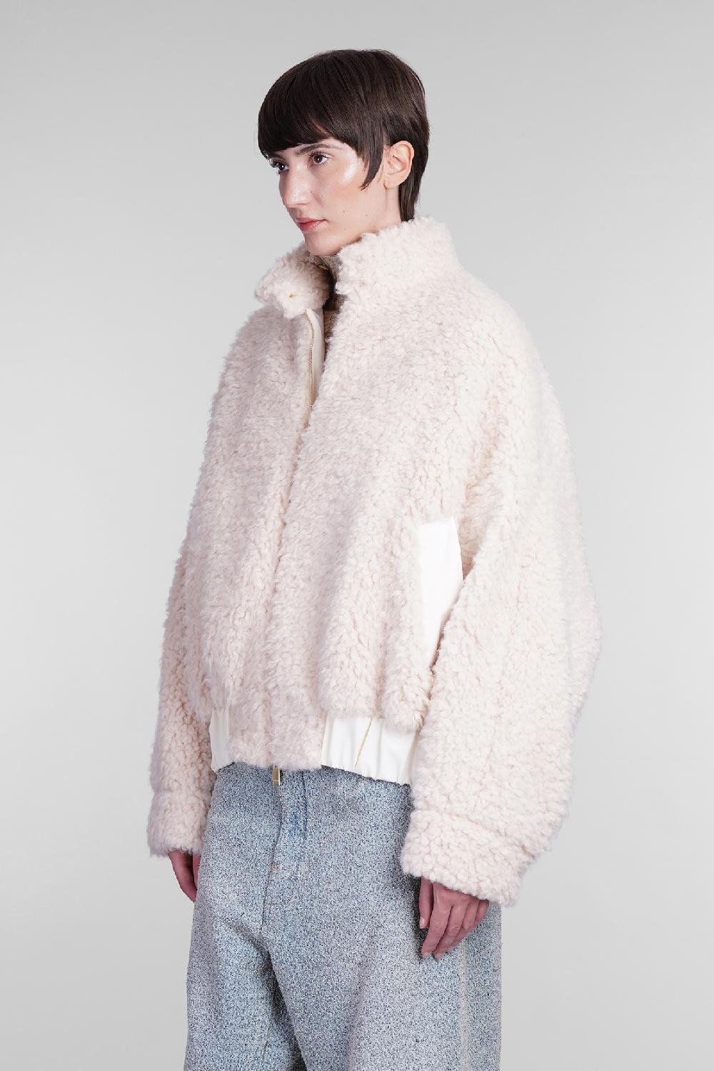 Deliberti DarkPark Pelliccia Lee In Poliestere Beige Cod. 406169 - Deliberti The Luxury Shopping