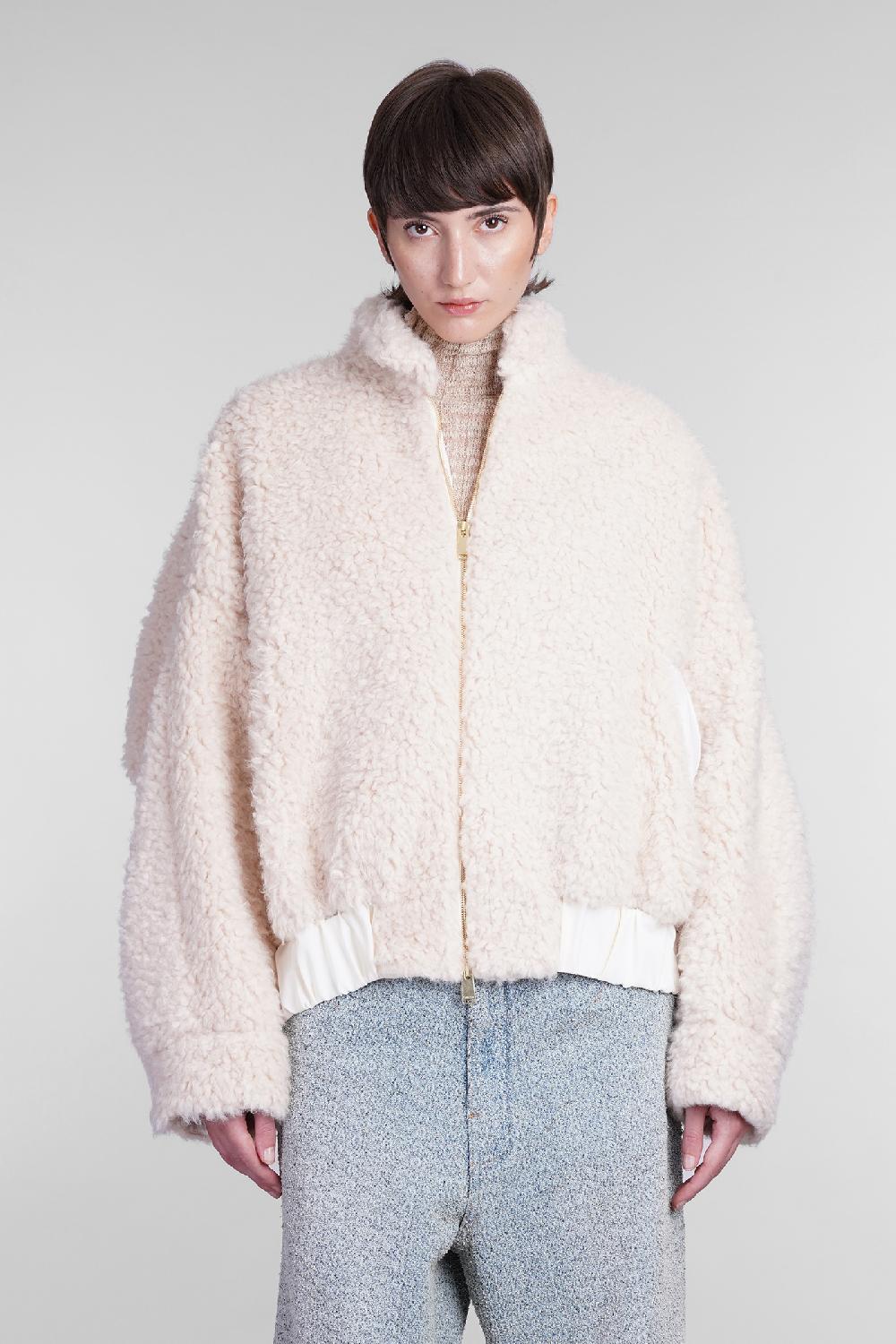 Deliberti DarkPark Pelliccia lee in poliestere beige cod. 406169 - Deliberti The Luxury Shopping