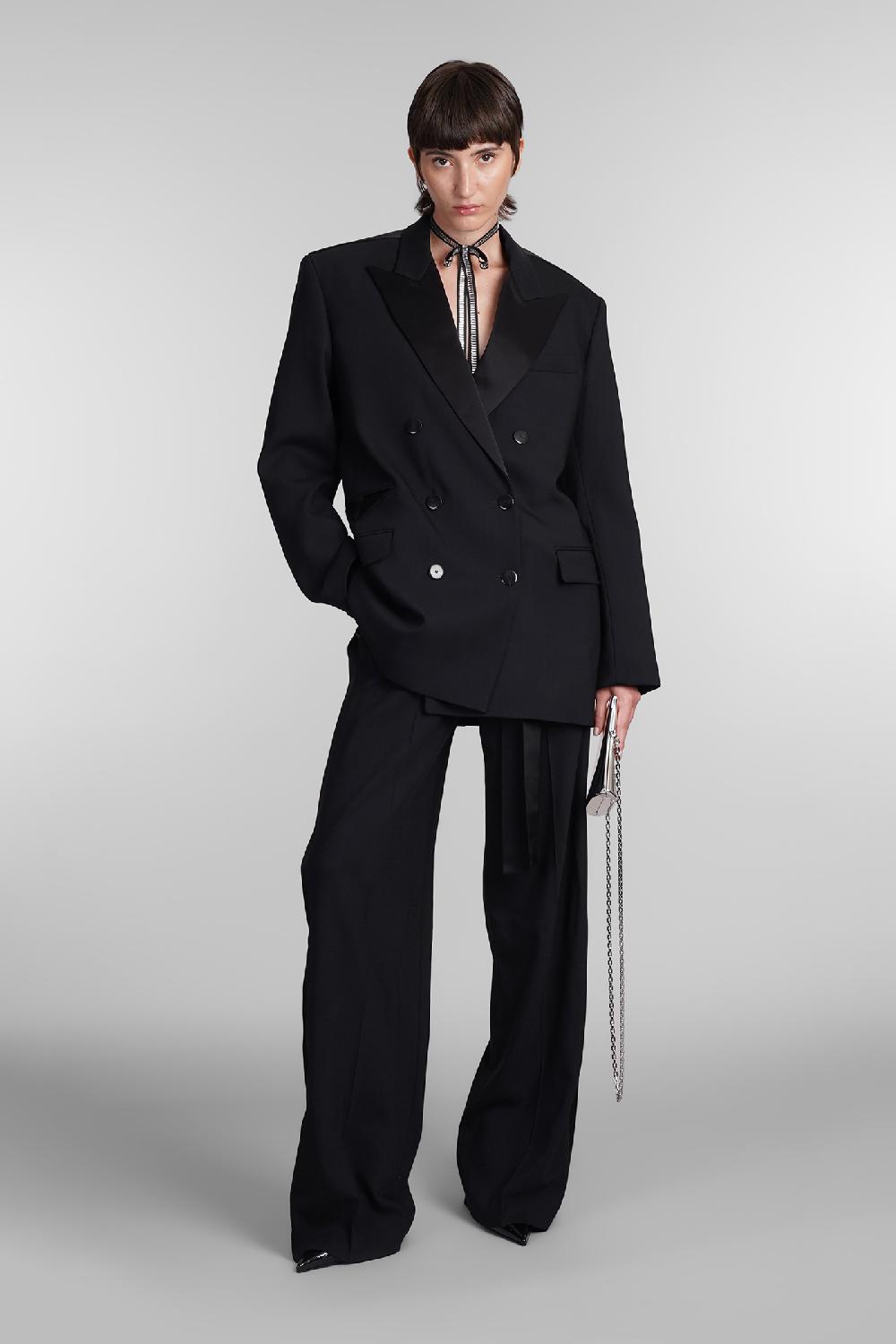 Deliberti David Koma Blazer In Lana Nera Cod. 405091 - Deliberti The Luxury Shopping