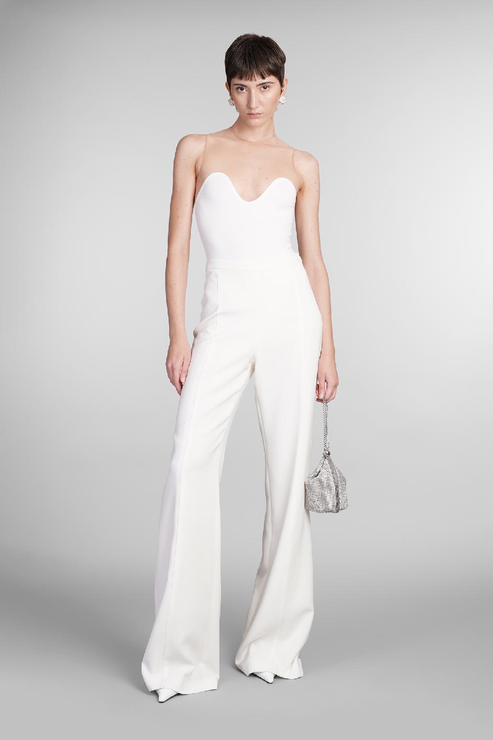 Deliberti David Koma Body In Viscosa Bianca Cod. 410024 - Deliberti The Luxury Shopping