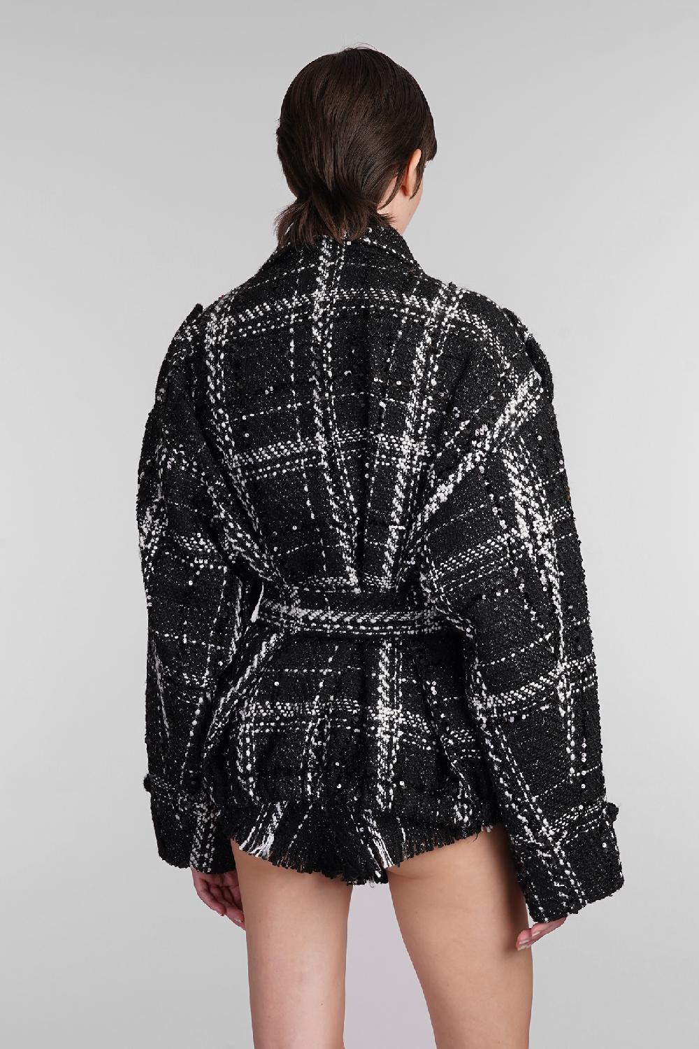 Deliberti David Koma Giacca Casual In Poliestere Nero Cod. 405093 - Deliberti The Luxury Shopping