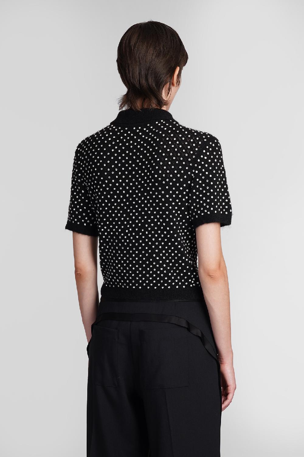 Deliberti David Koma Polo In Lana Nera Cod. 405107 - Deliberti The Luxury Shopping