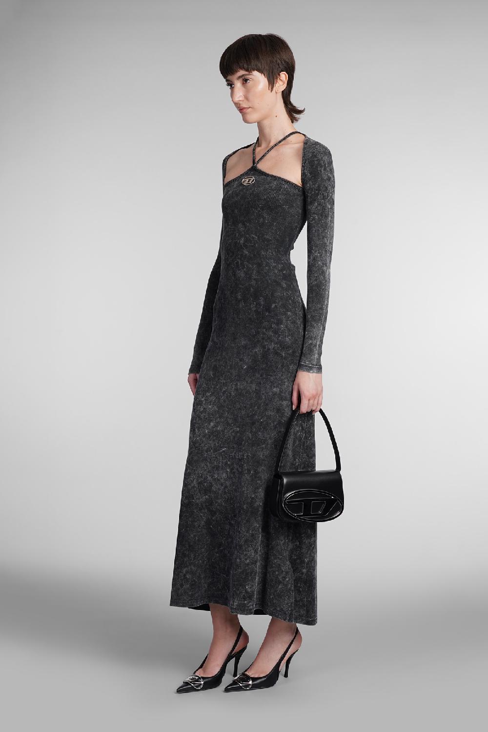 Deliberti Diesel Abito D Mariel In Cotone Grigio Cod. 403965 - Deliberti The Luxury Shopping