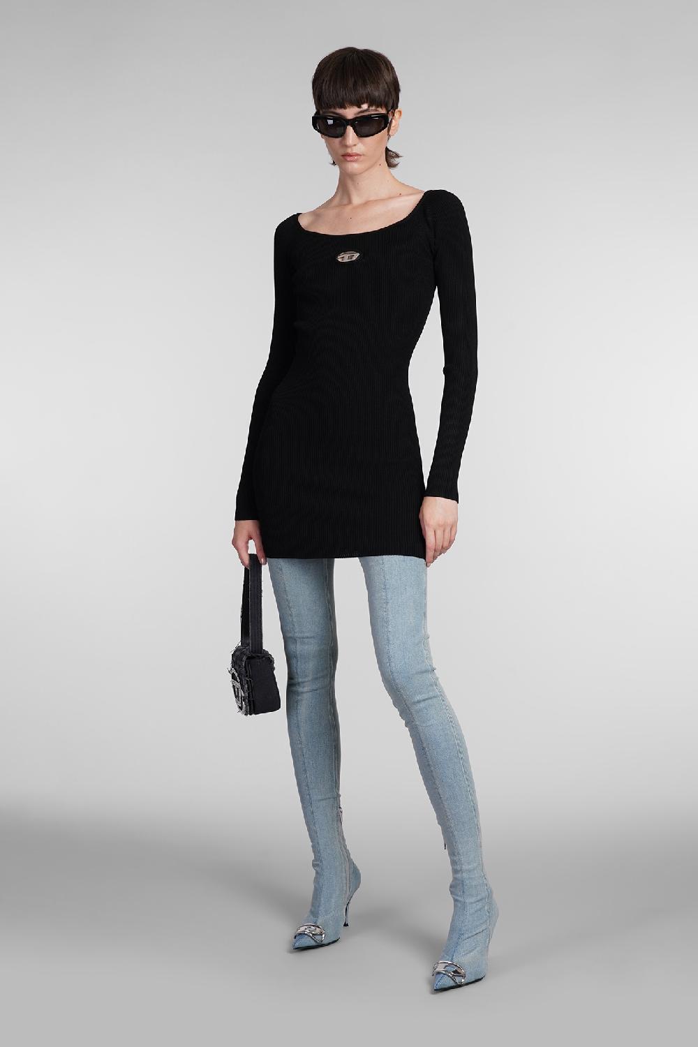 Deliberti Diesel Abito M Vera In Rayon Nero Cod. 403964 - Deliberti The Luxury Shopping