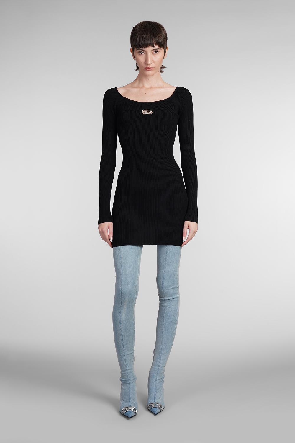 Deliberti Diesel Abito m vera in rayon nero cod. 403964 - Deliberti The Luxury Shopping