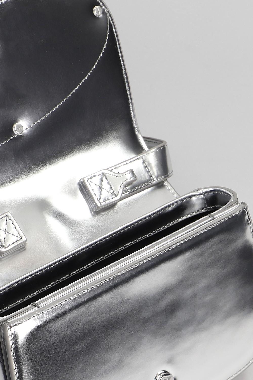 Deliberti Diesel Borsa A Spalla 1 Dr In Pelle Argento Cod. 409913 - Deliberti The Luxury Shopping