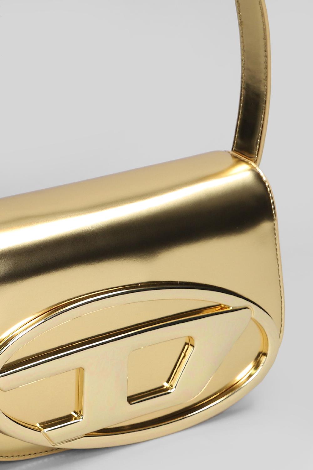 Deliberti Diesel Borsa A Spalla 1 Dr In Pelle Oro Cod. 409914 - Deliberti The Luxury Shopping