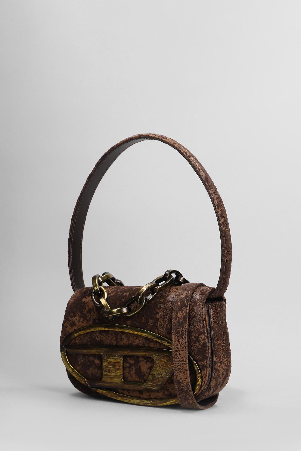 Deliberti Diesel Borsa A Spalla 1 Dr In Poliuretano Marrone Cod. 406552 - Deliberti The Luxury Shopping