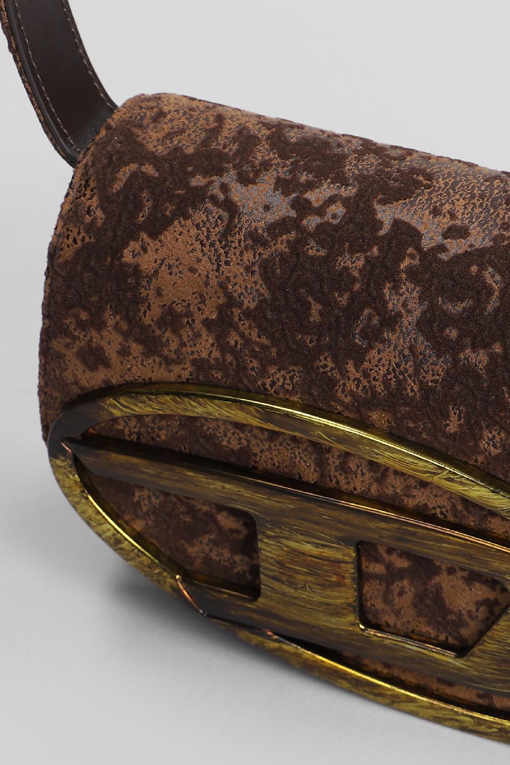 Deliberti Diesel Borsa A Spalla 1 Dr In Poliuretano Marrone Cod. 406552 - Deliberti The Luxury Shopping