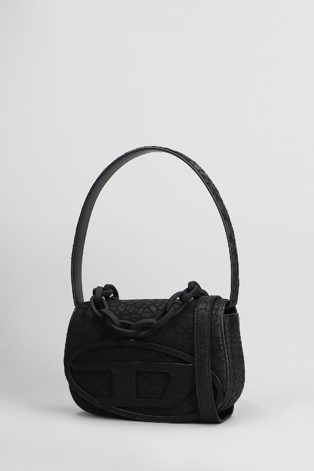 Deliberti Diesel Borsa A Spalla 1 Dr In Poliuretano Nero Cod. 406553 - Deliberti The Luxury Shopping
