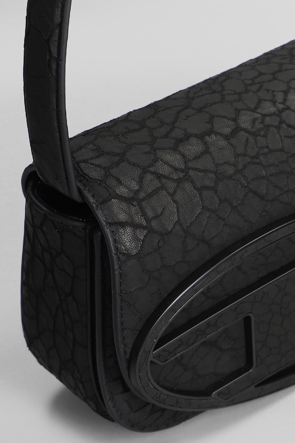 Deliberti Diesel Borsa A Spalla 1 Dr In Poliuretano Nero Cod. 406553 - Deliberti The Luxury Shopping