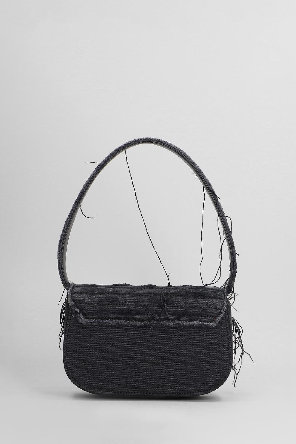 Deliberti Diesel Borsa A Spalla 1dr In Cotone Nero Cod. 403993 - Deliberti The Luxury Shopping