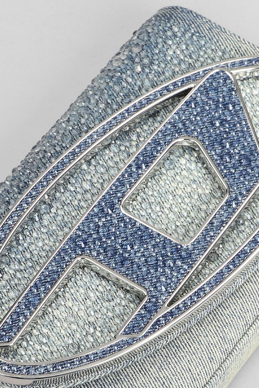 Deliberti Diesel Borsa A Spalla 1dr In Denim Celeste Cod. 403987 - Deliberti The Luxury Shopping