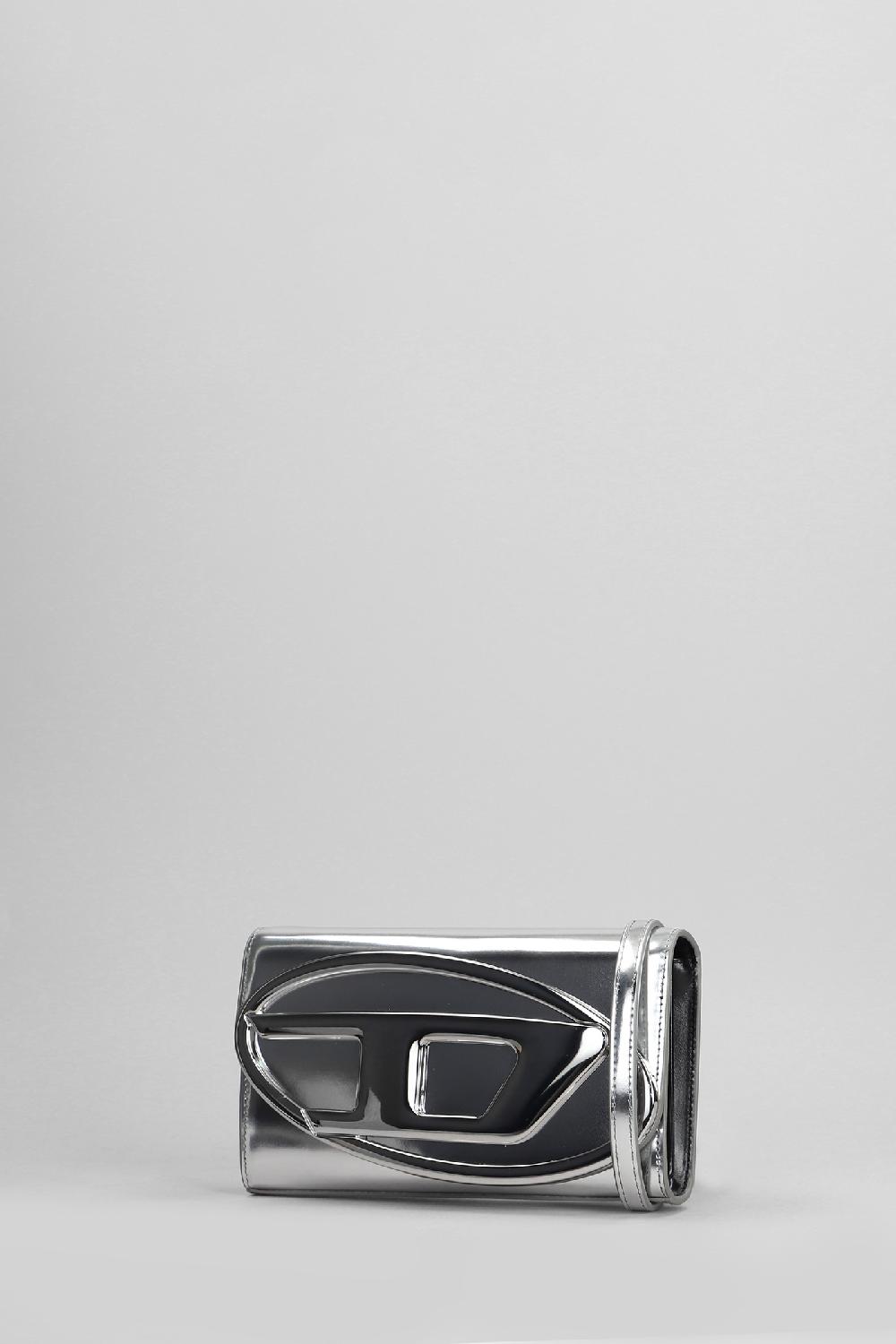 Deliberti Diesel Borsa A Spalla 1dr In Pelle Argento Cod. 403984 - Deliberti The Luxury Shopping