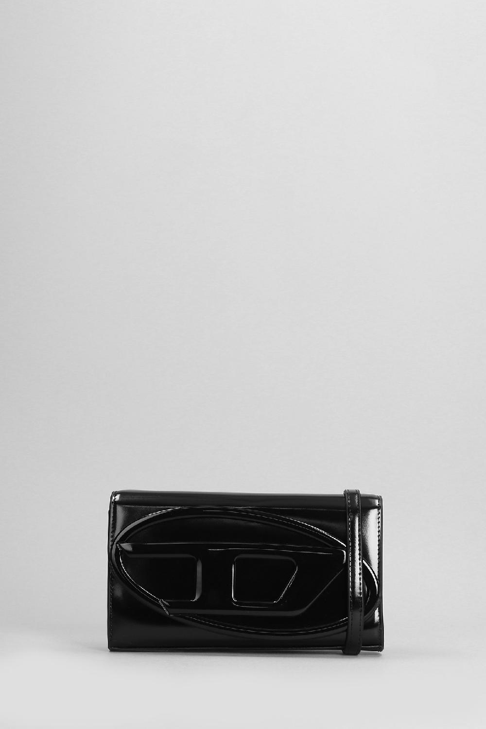 Deliberti Diesel Borsa a spalla 1dr in pelle nera cod. 403986 - Deliberti The Luxury Shopping