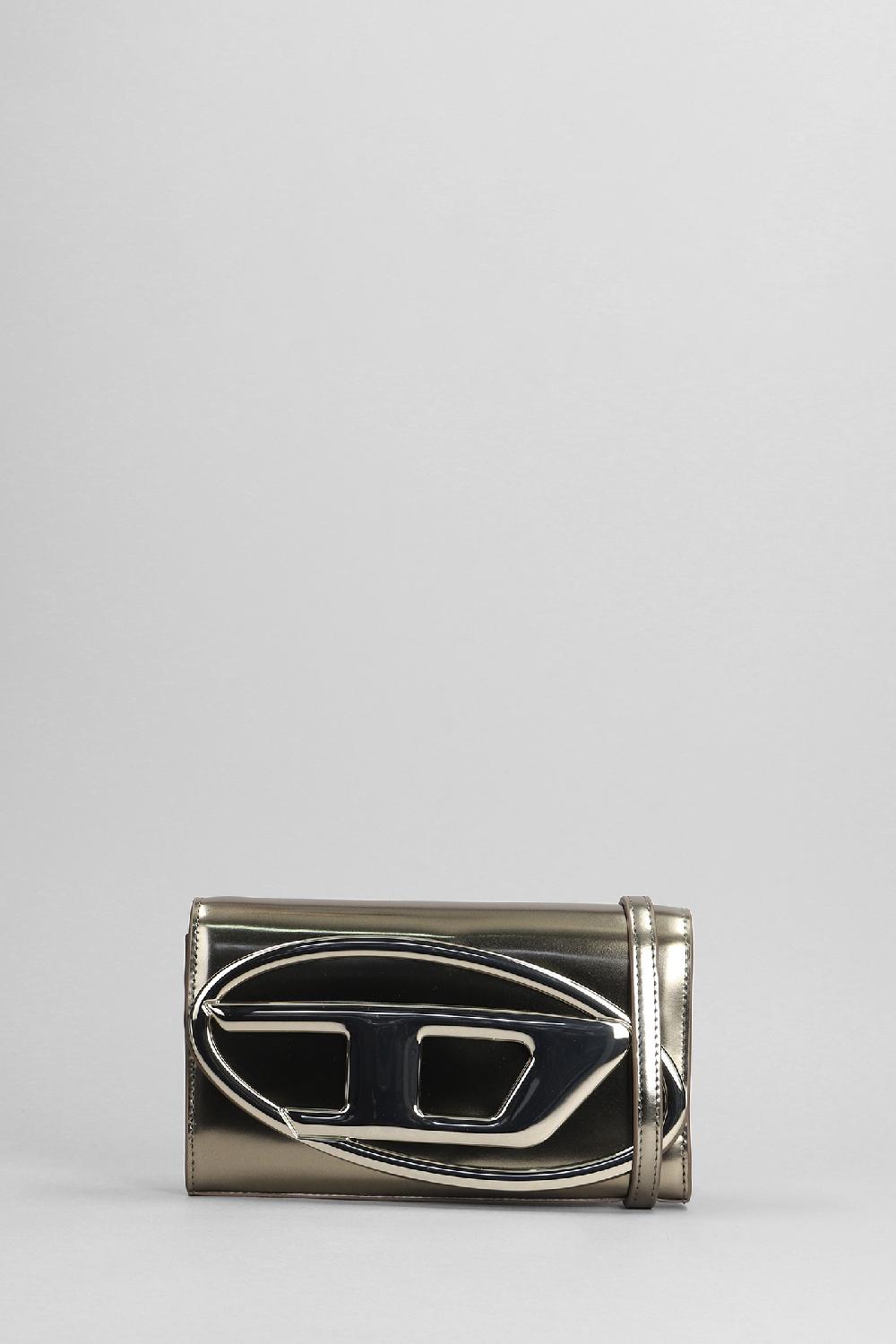 Deliberti Diesel Borsa a spalla 1dr in pelle oro cod. 403985 - Deliberti The Luxury Shopping