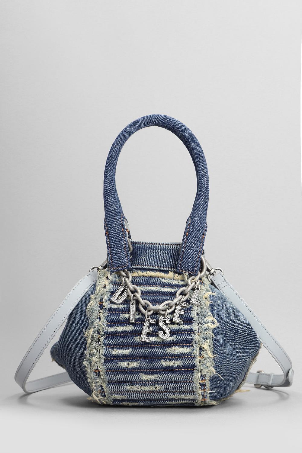 Deliberti Diesel Borsa a spalla d vina in denim blu cod. 403995 - Deliberti The Luxury Shopping