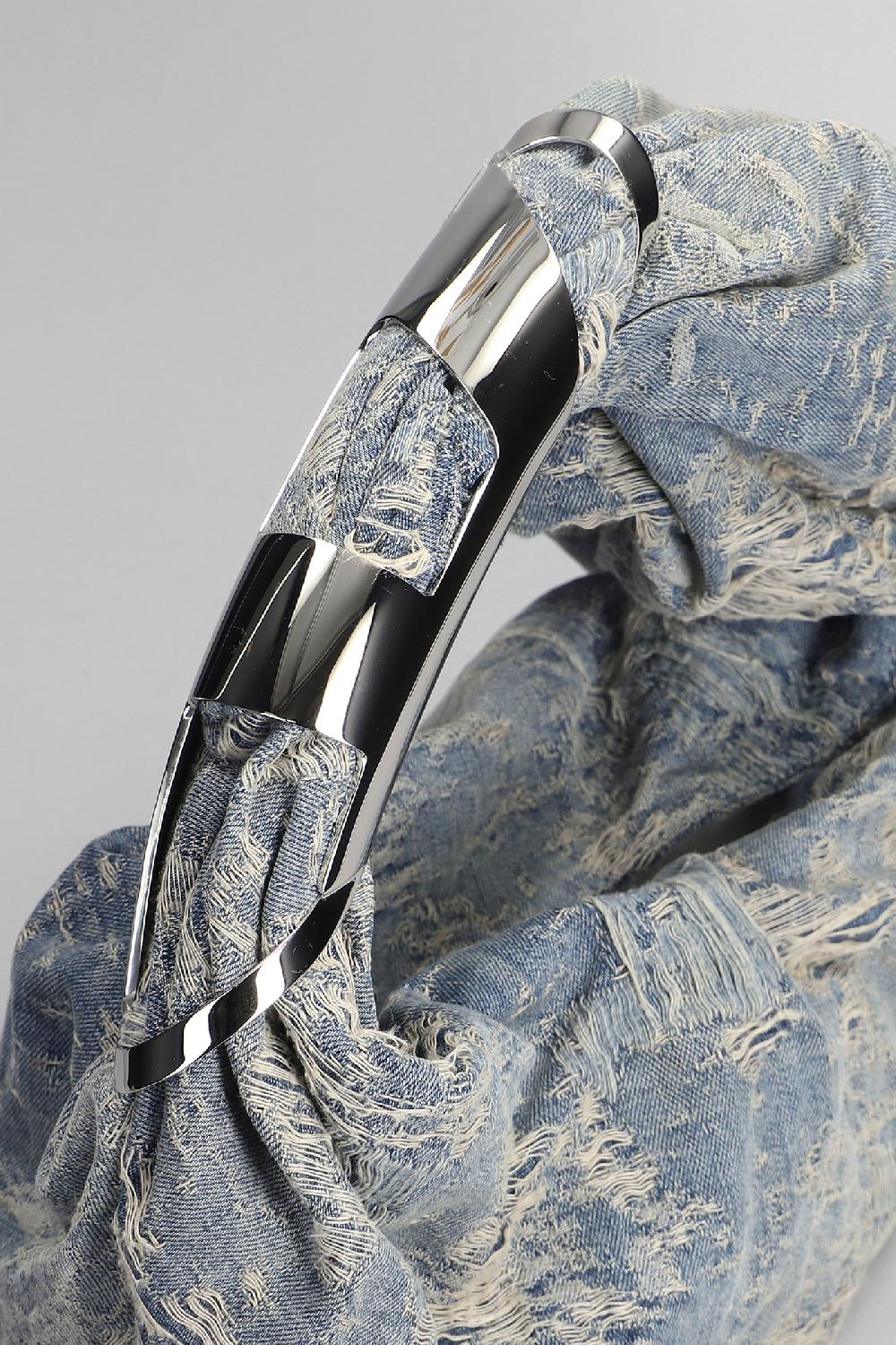 Deliberti Diesel Borsa A Spalla Grab D Hobo In Cotone Blu Cod. 406554 - Deliberti The Luxury Shopping