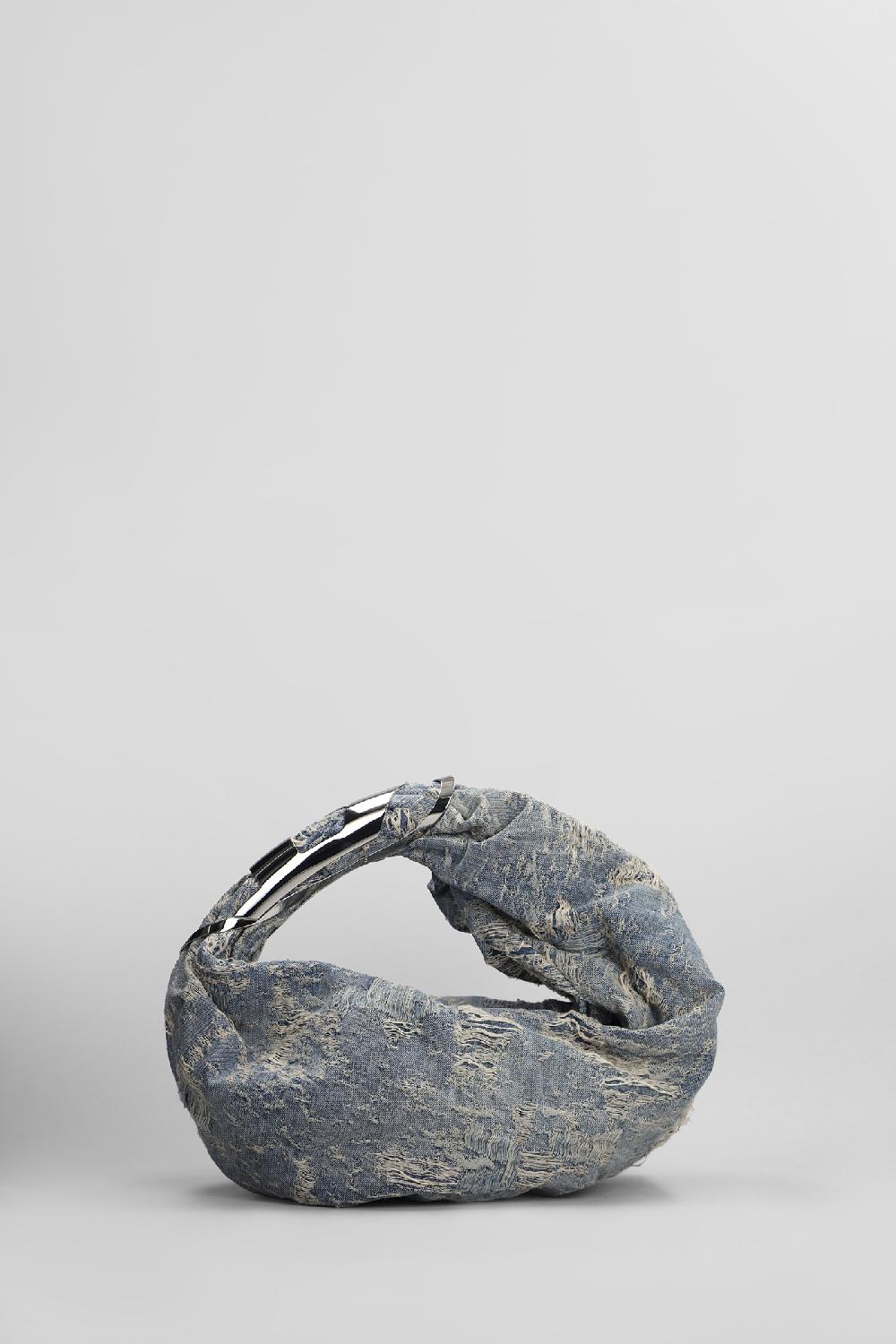 Deliberti Diesel Borsa a spalla grab d hobo in cotone blu cod. 406554 - Deliberti The Luxury Shopping