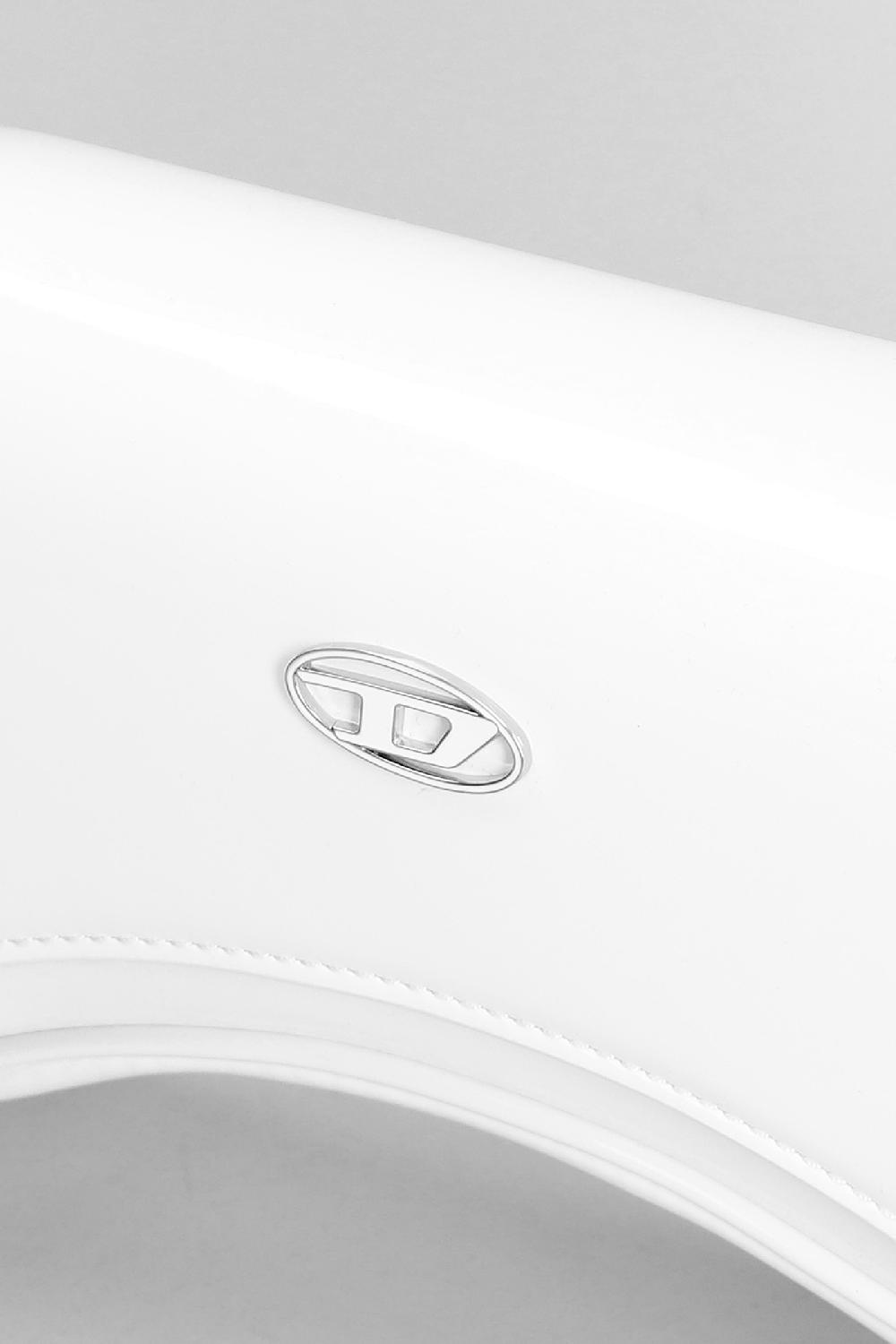 Deliberti Diesel Borsa A Spalla Play In Poliuretano Bianco Cod. 403997 - Deliberti The Luxury Shopping