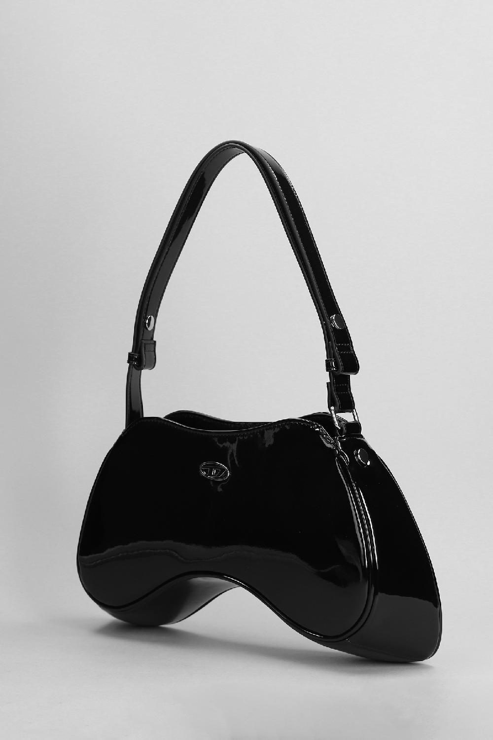 Deliberti Diesel Borsa A Spalla Play In Poliuretano Nero Cod. 403996 - Deliberti The Luxury Shopping