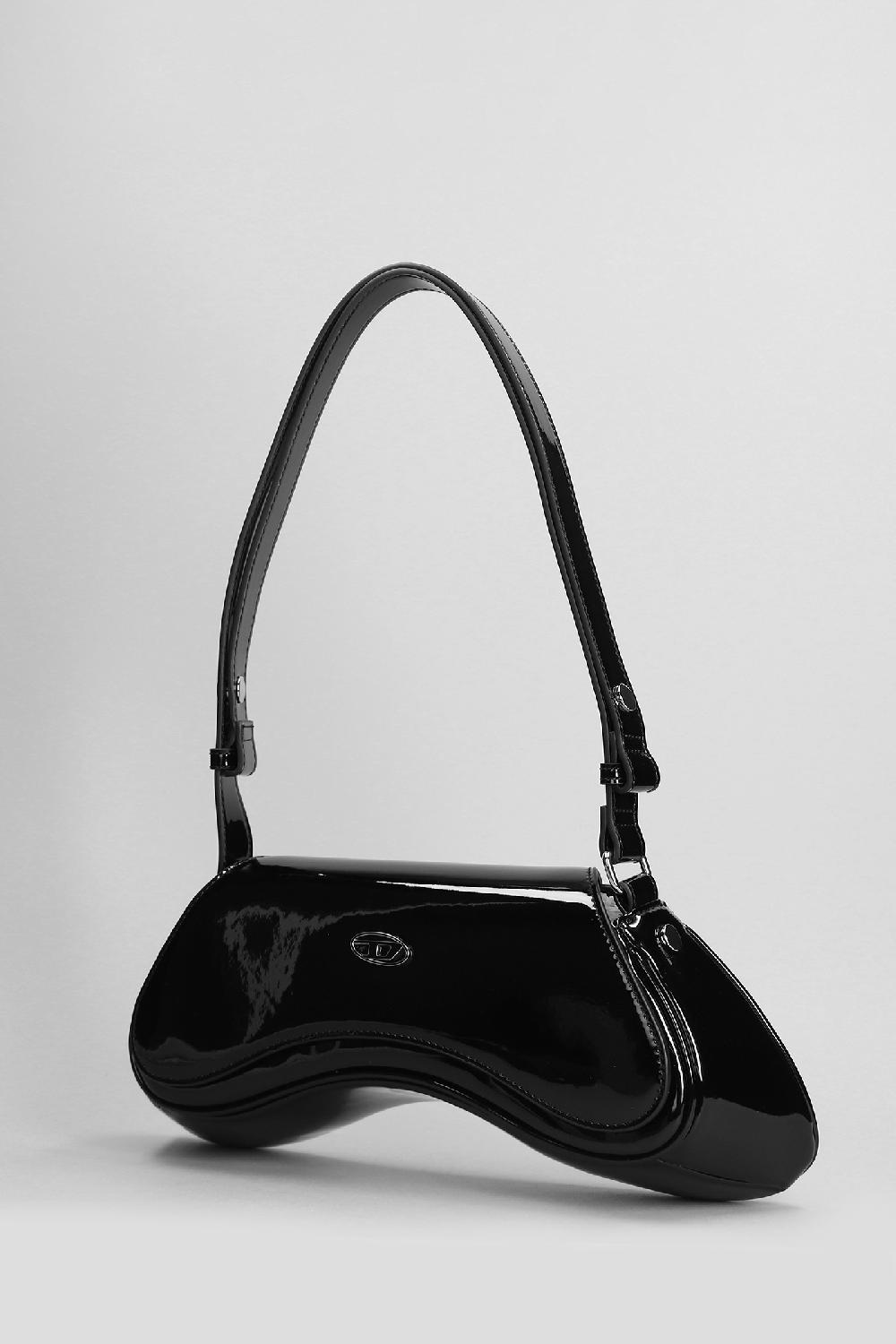 Deliberti Diesel Borsa A Spalla Play In Poliuretano Nero Cod. 403999 - Deliberti The Luxury Shopping