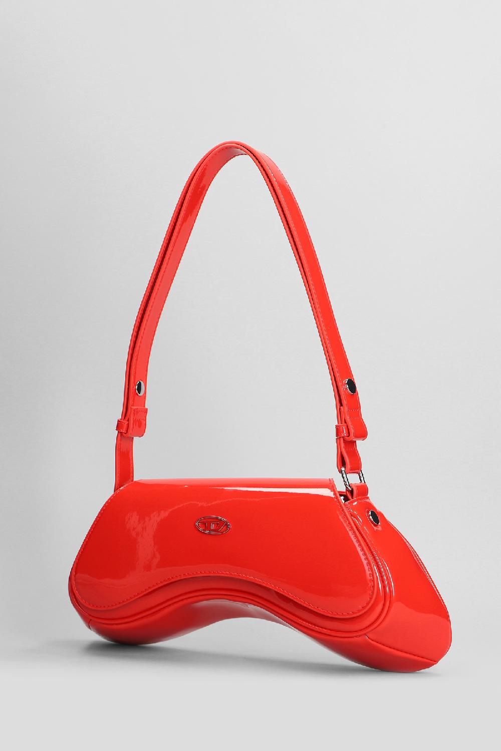 Deliberti Diesel Borsa A Spalla Play In Poliuretano Rosso Cod. 403998 - Deliberti The Luxury Shopping