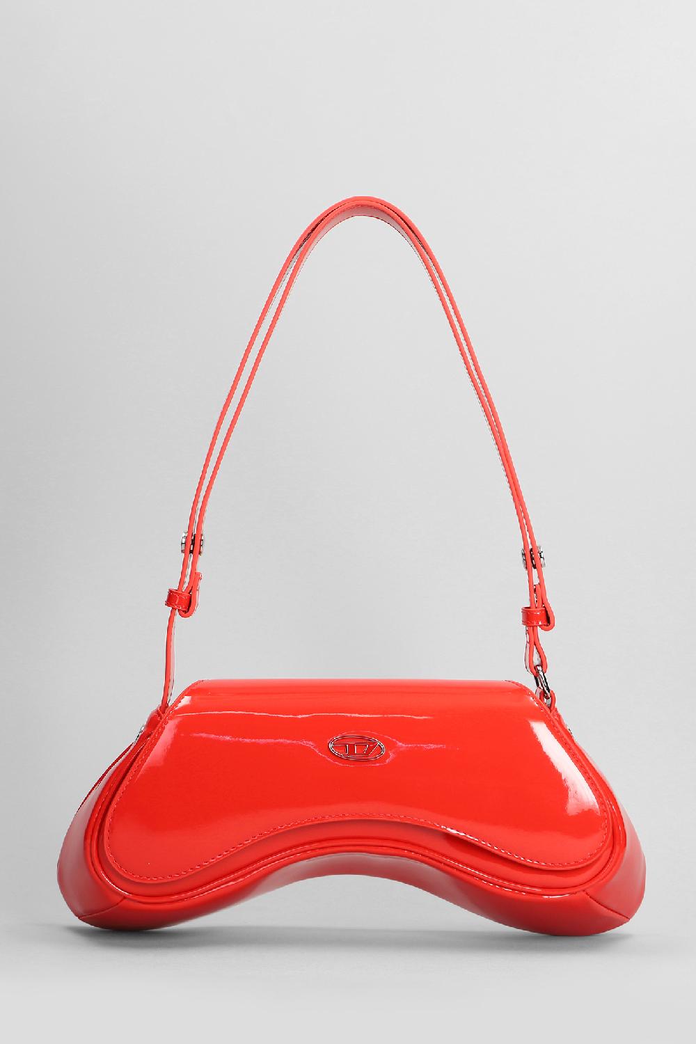 Deliberti Diesel Borsa a spalla play in poliuretano rosso cod. 403998 - Deliberti The Luxury Shopping