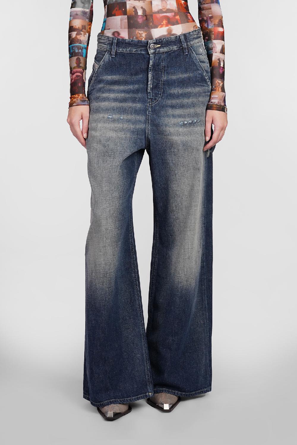 Deliberti Diesel Jeans d sire in cotone blu cod. 406128 - Deliberti The Luxury Shopping