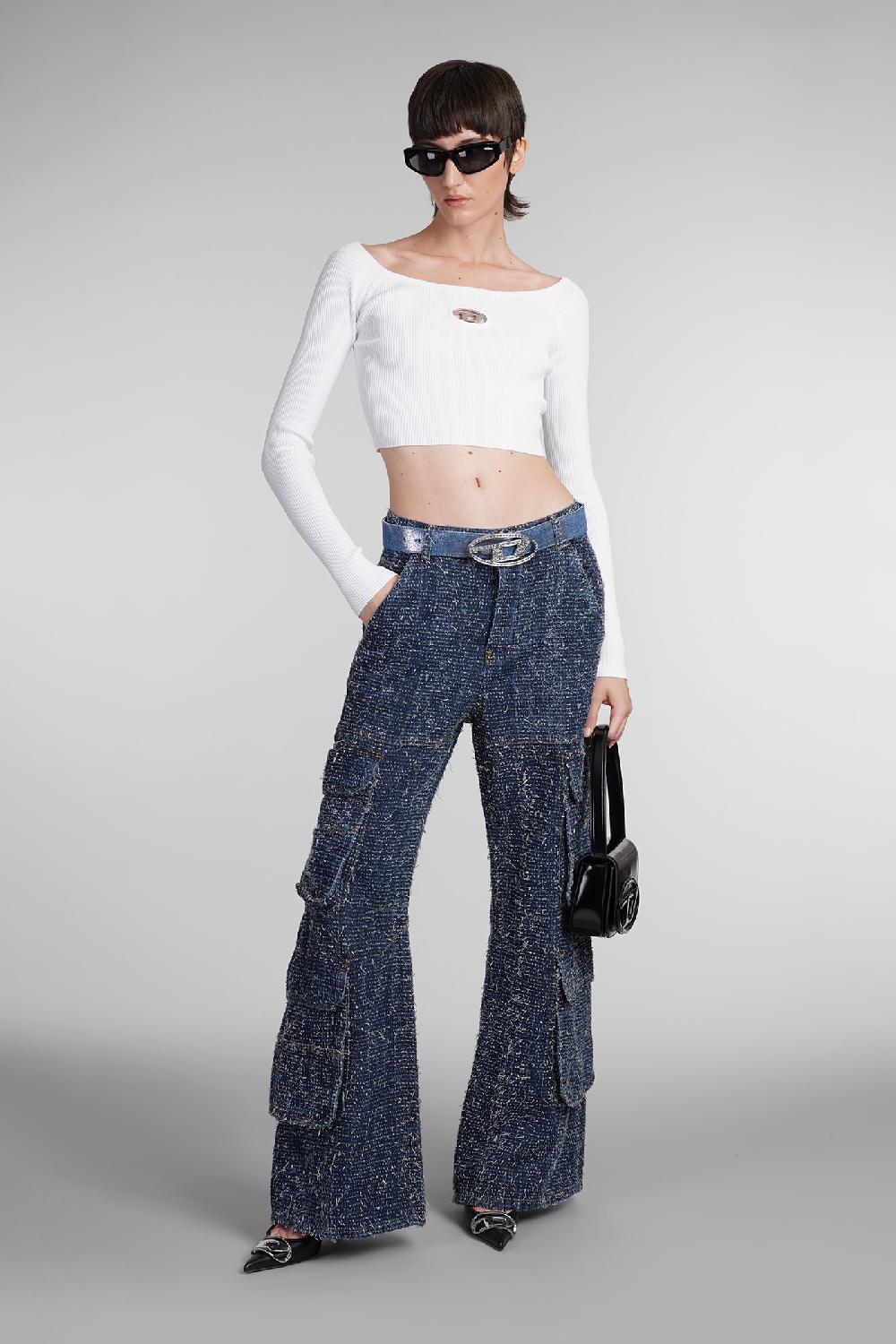 Deliberti Diesel Maglia M Vera Ls In Rayon Bianco Cod. 403962 - Deliberti The Luxury Shopping