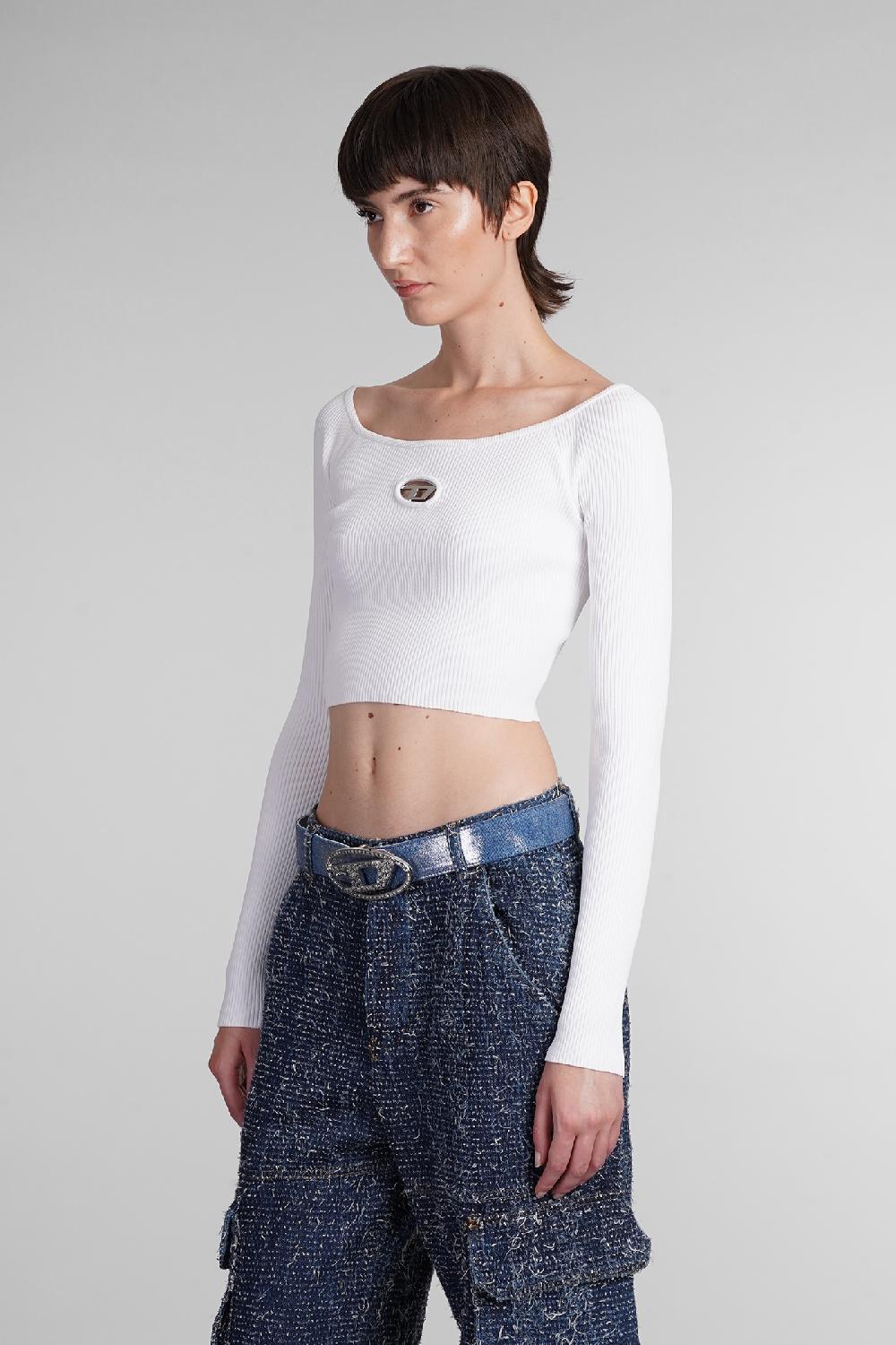 Deliberti Diesel Maglia M Vera Ls In Rayon Bianco Cod. 403962 - Deliberti The Luxury Shopping