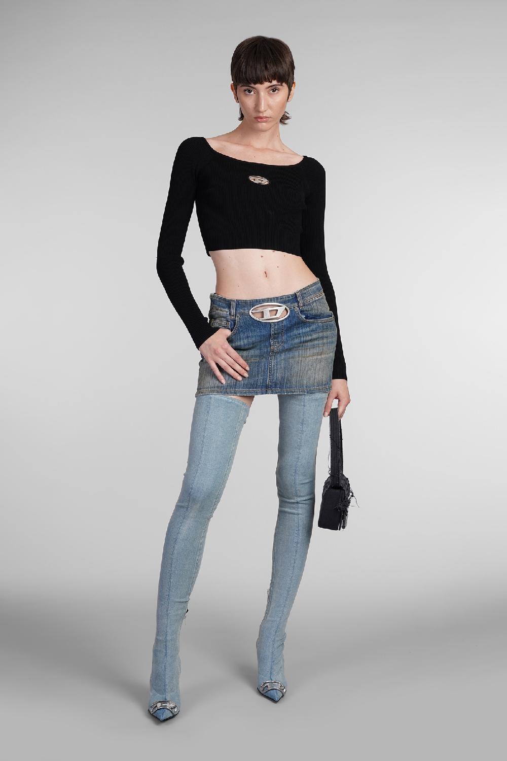 Deliberti Diesel Maglia M Vera Ls In Rayon Nero Cod. 403963 - Deliberti The Luxury Shopping