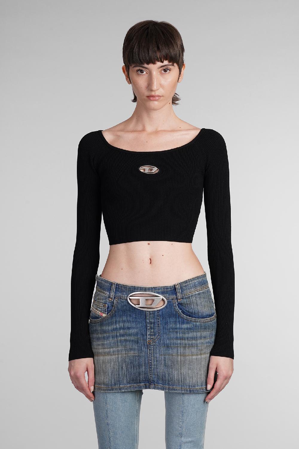 Deliberti Diesel Maglia m vera ls in rayon nero cod. 403963 - Deliberti The Luxury Shopping