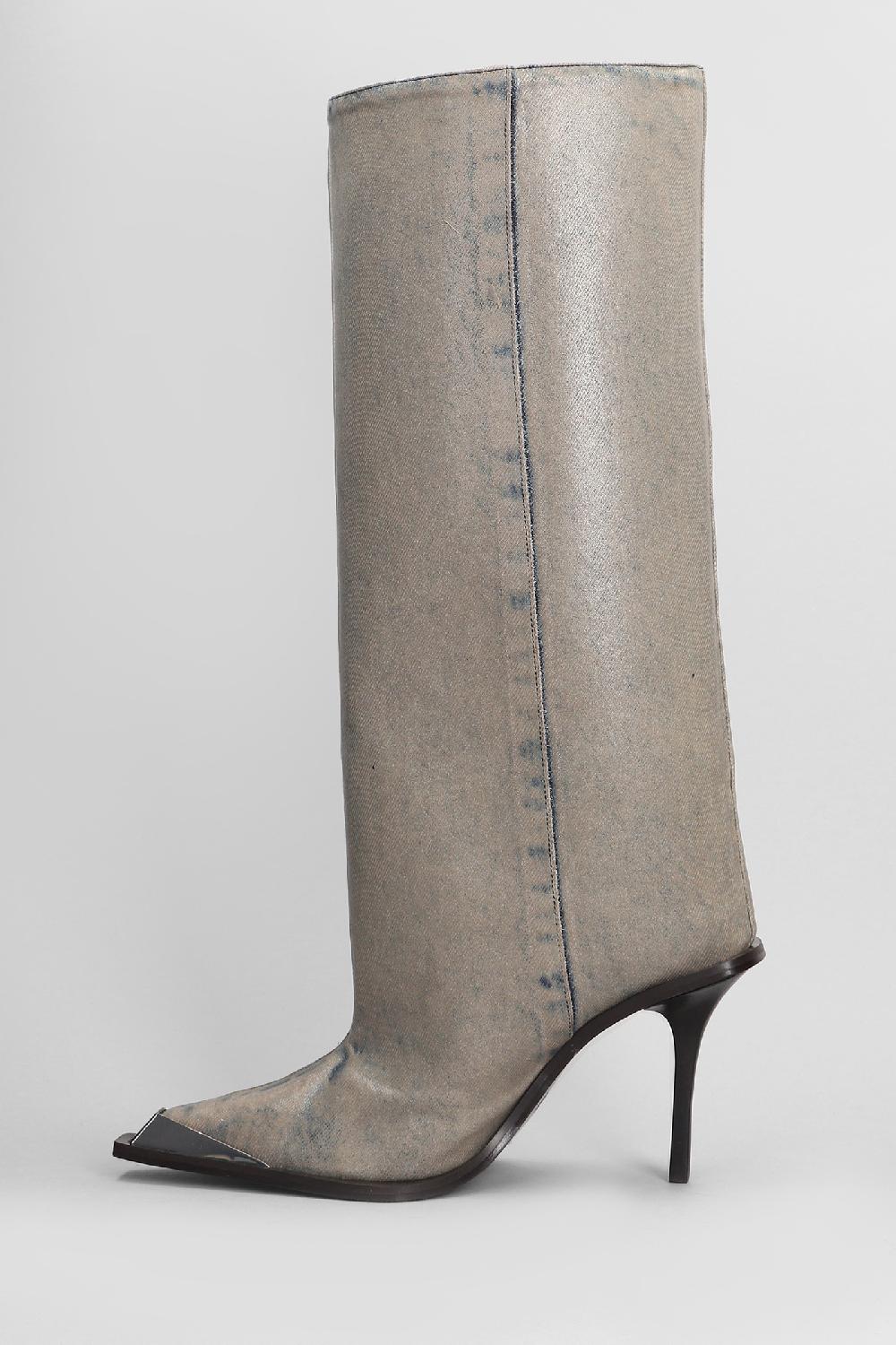 Deliberti Diesel Stivali D Tona Boots In Cotone Beige Cod. 406556 - Deliberti The Luxury Shopping