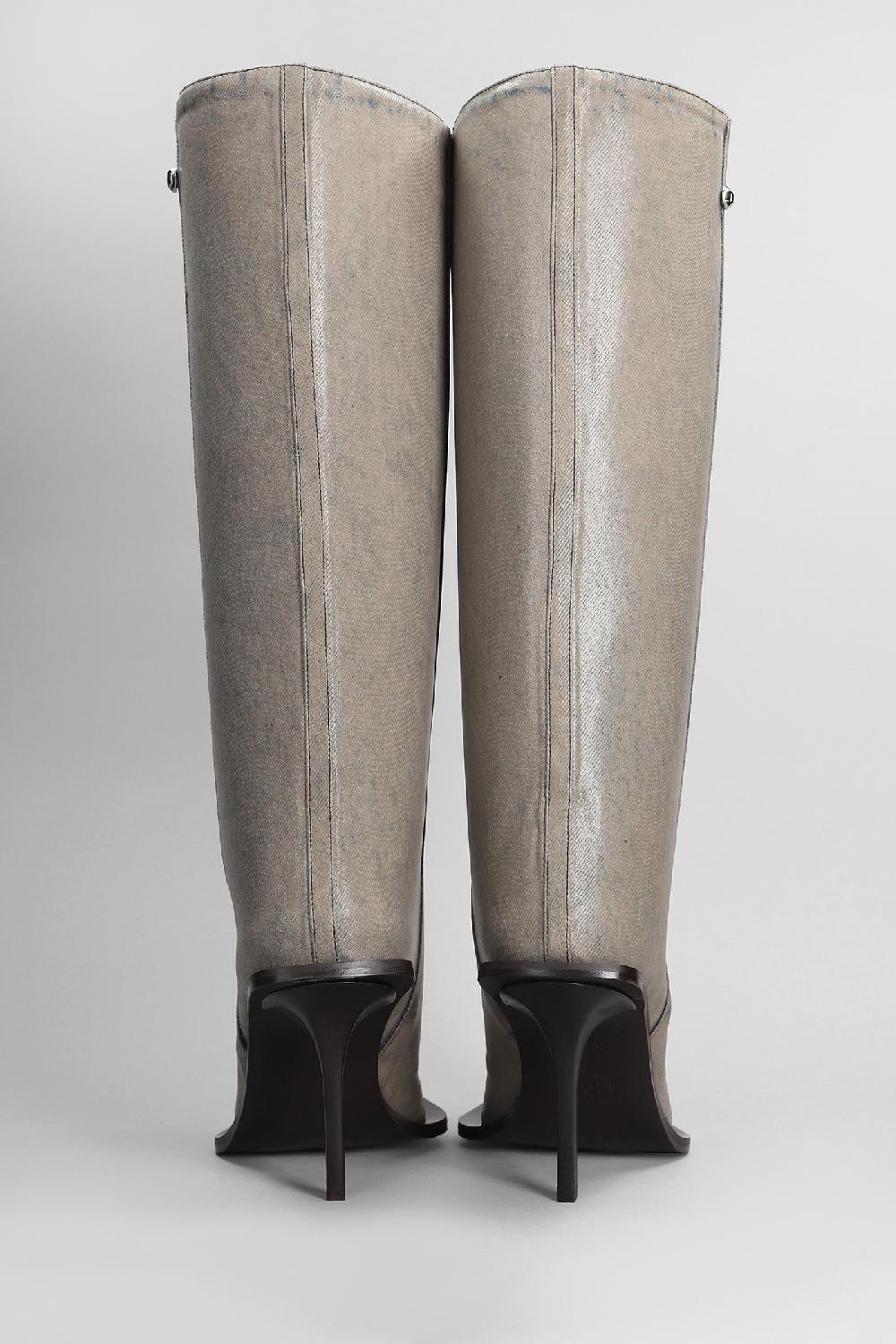 Deliberti Diesel Stivali D Tona Boots In Cotone Beige Cod. 406556 - Deliberti The Luxury Shopping