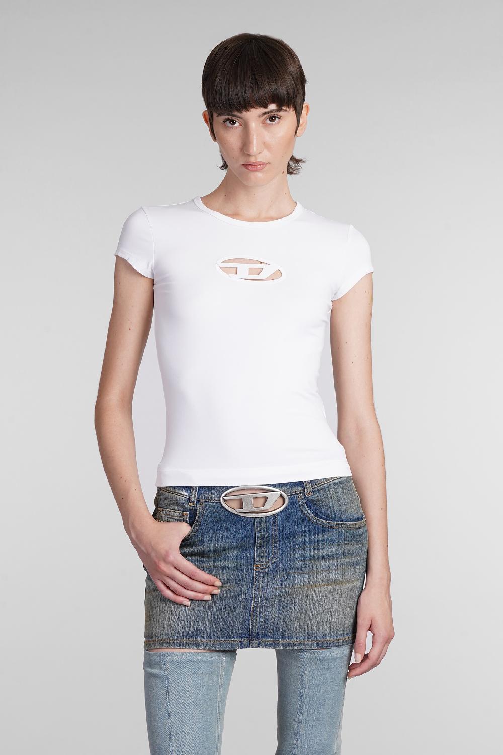 Deliberti Diesel T-shirt t angie in cotone bianco cod. 403953 - Deliberti The Luxury Shopping
