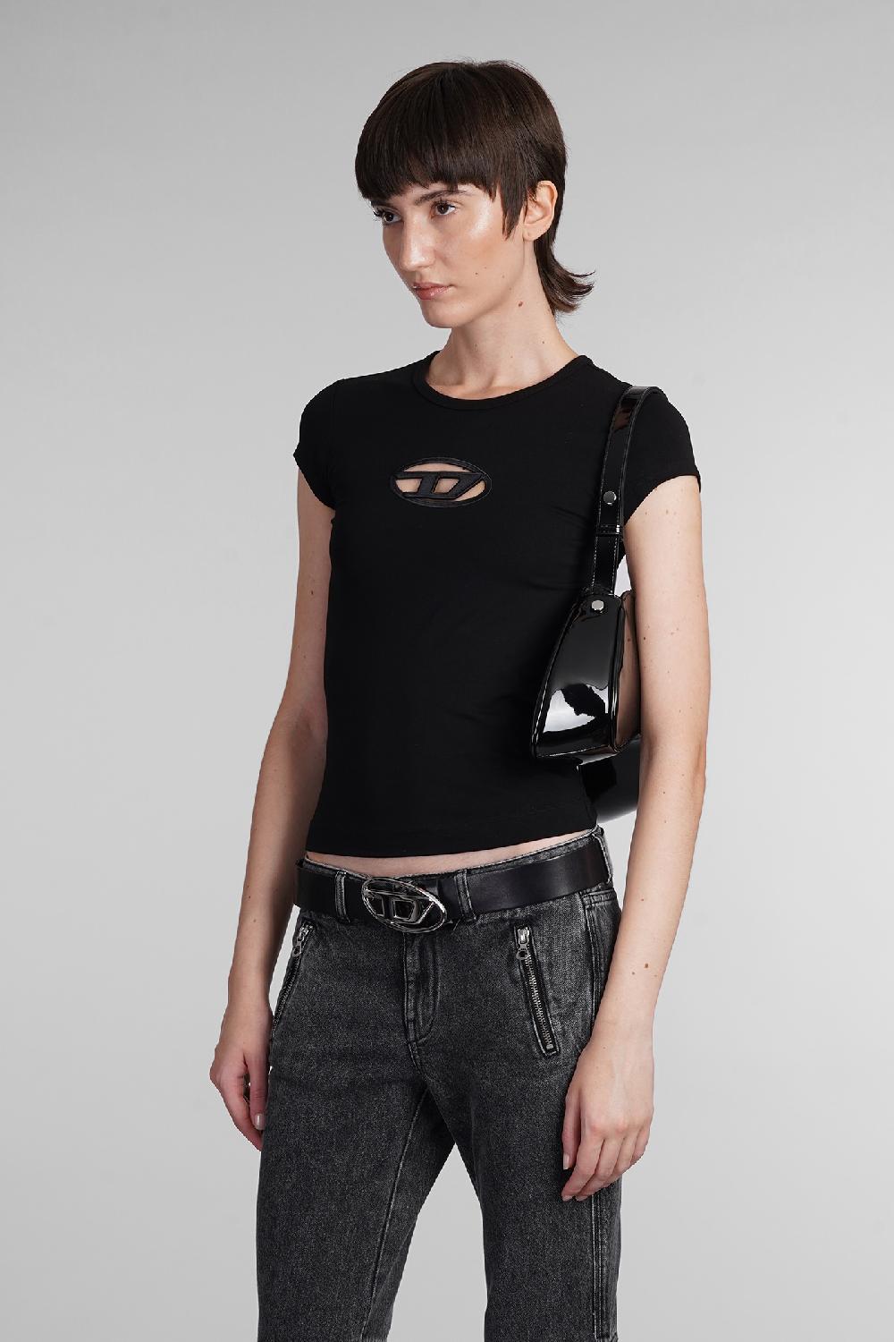 Deliberti Diesel T-shirt T Angie In Cotone Nero Cod. 403954 - Deliberti The Luxury Shopping