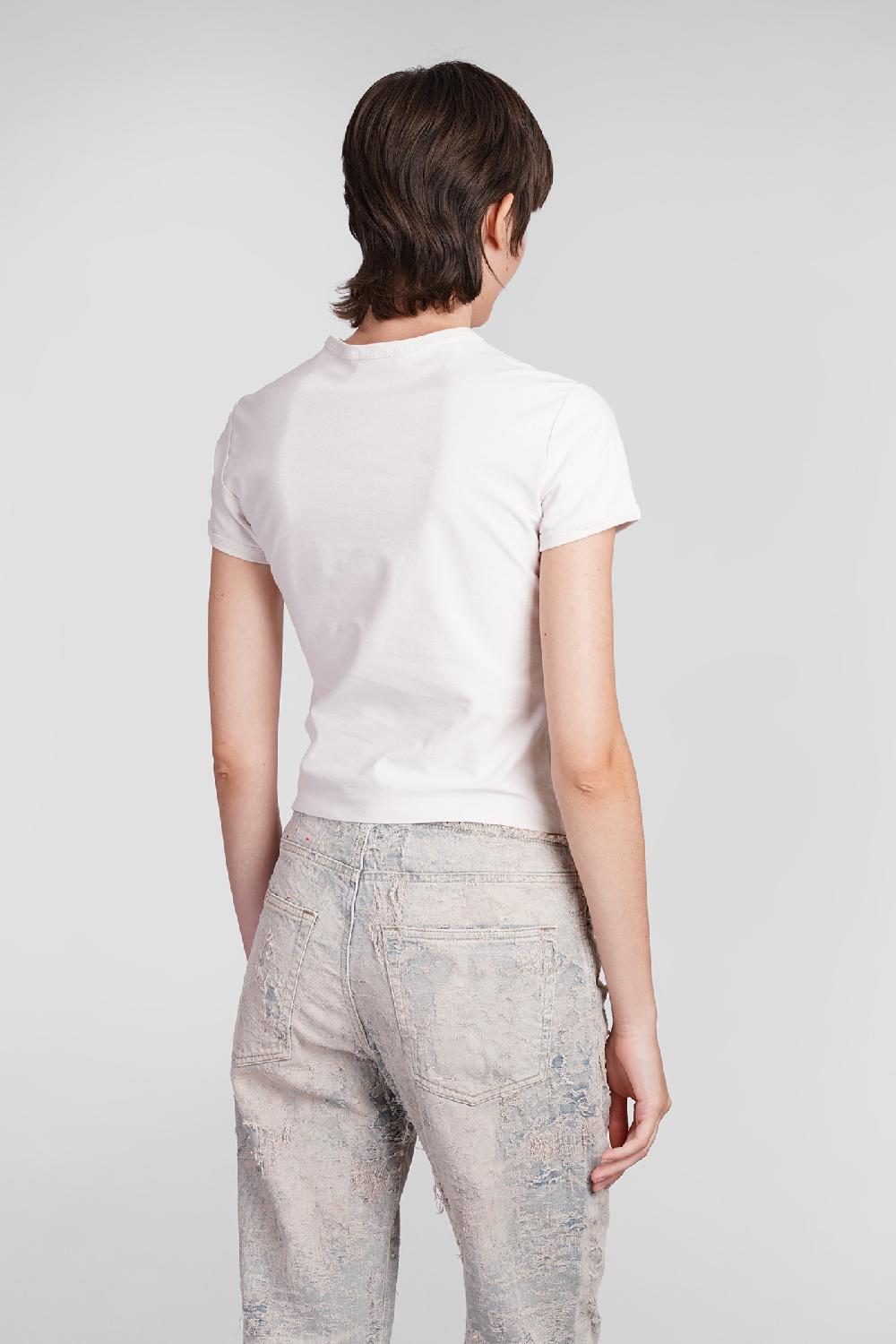 Deliberti Diesel T-shirt T Malun In Cotone Beige Cod. 406548 - Deliberti The Luxury Shopping